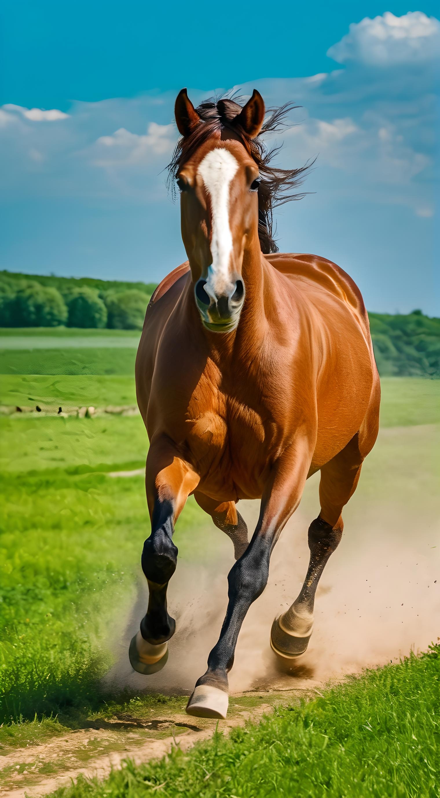 遇见一匹强壮的骏马,马到成功