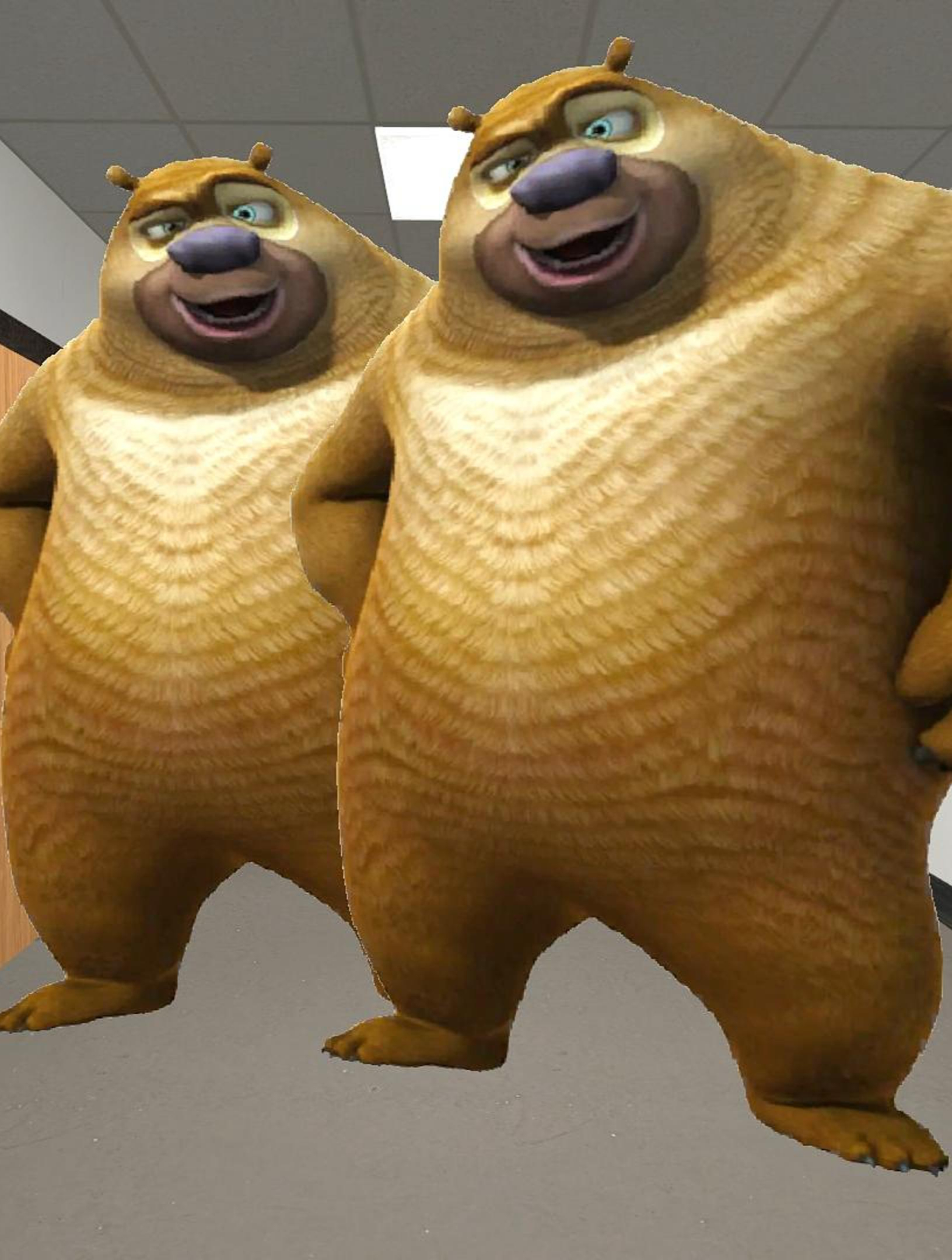 胆小勿看!逃离发疯的熊二!