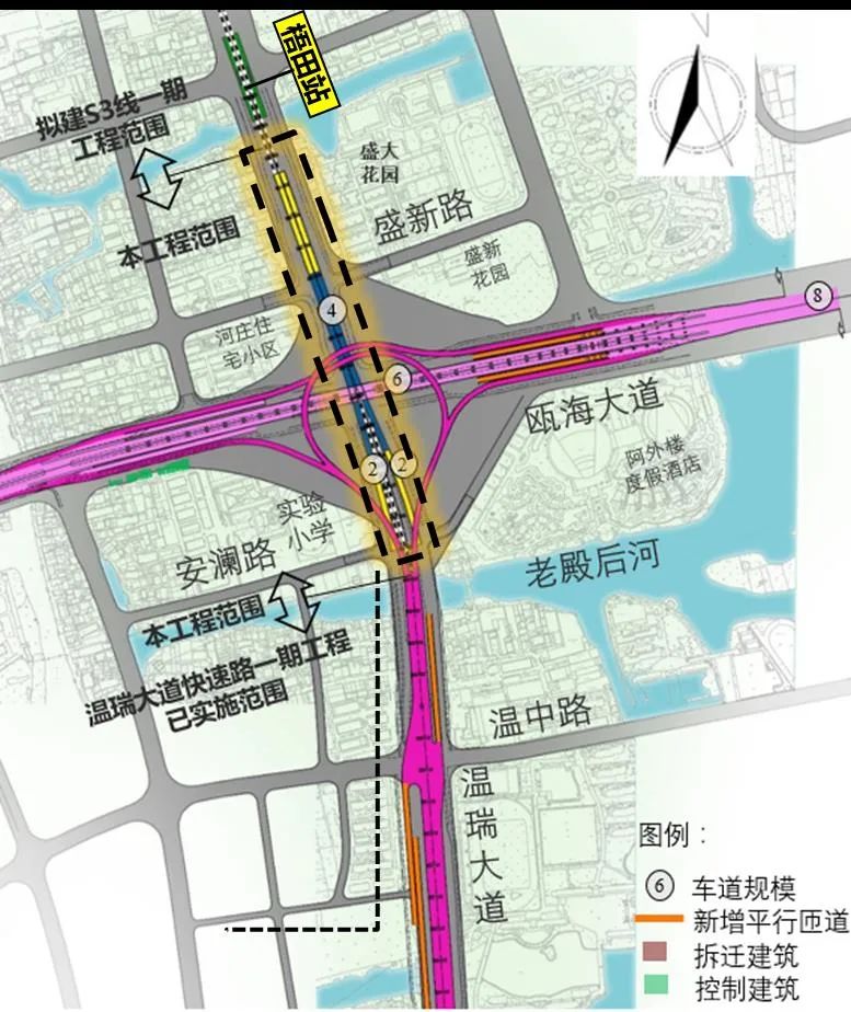 不久前,市铁投集团发布了《温州市瓯越大道—瓯海大道枢纽立交远期