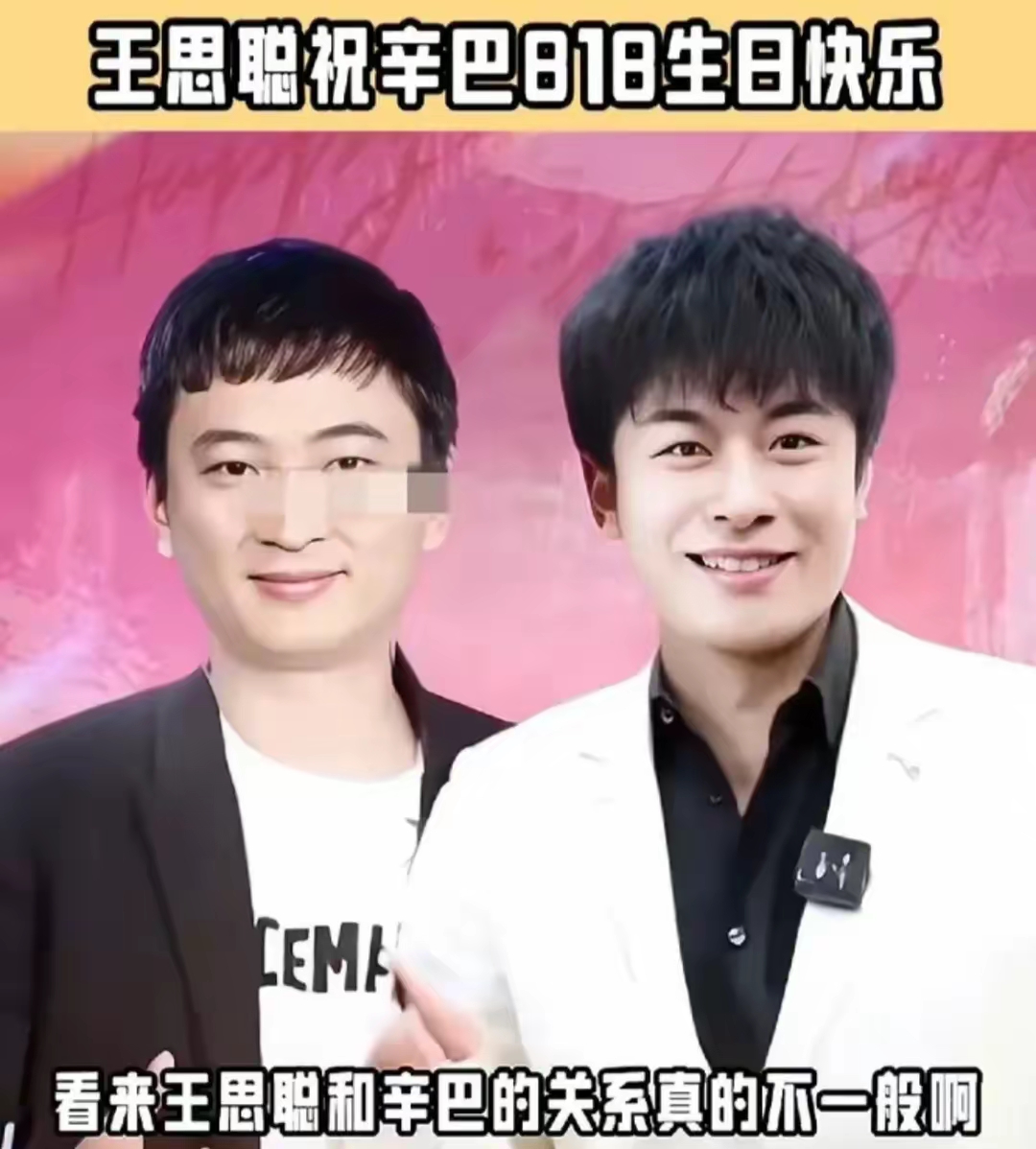 王思聪给辛巴录生日祝福视频,辛巴称"王思聪是校长,他是班长"