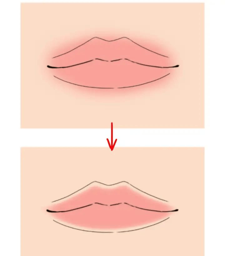 水彩之翼 新手可学的嘴唇画法!