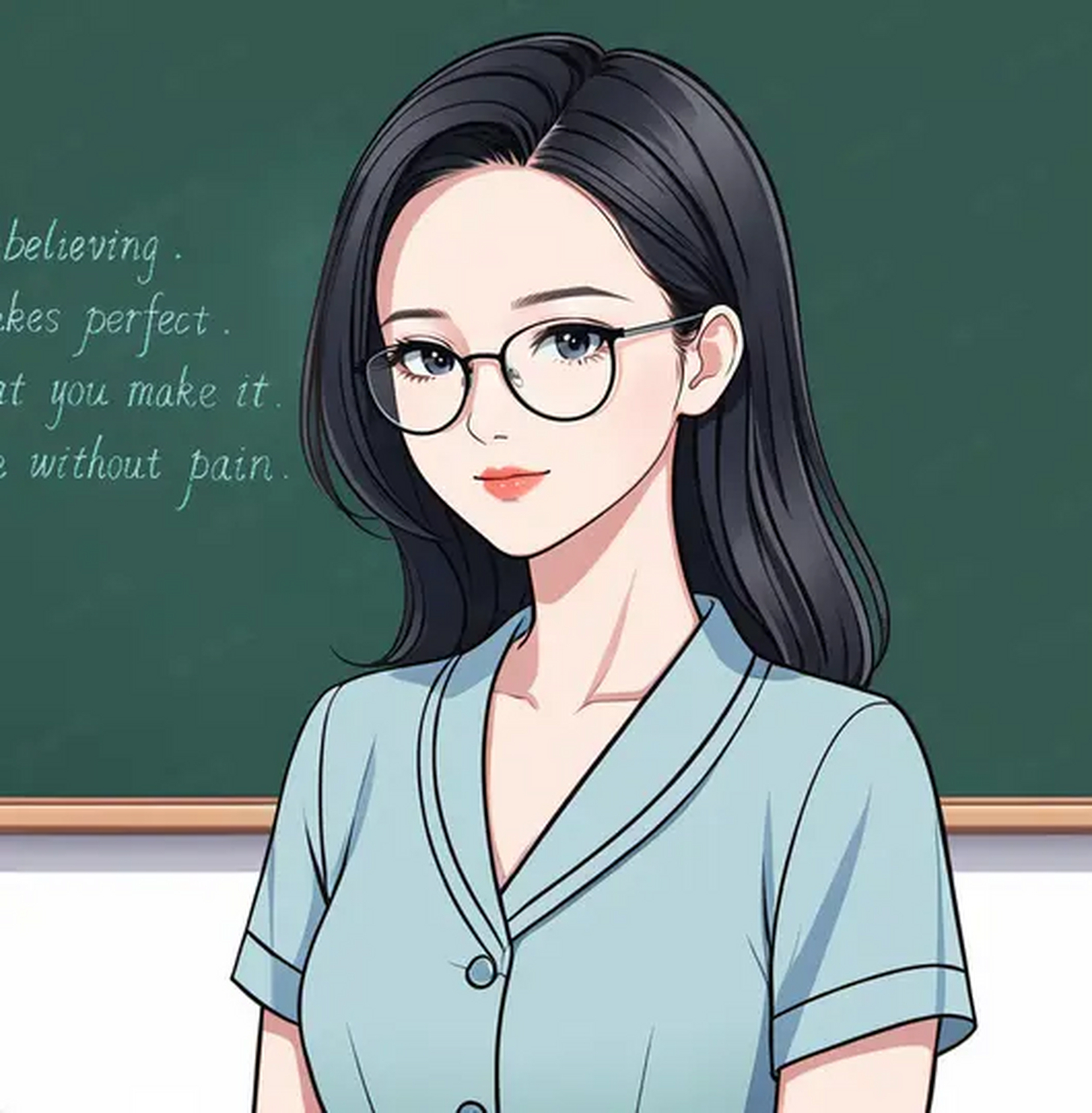 【微信头像】职业|女老师头像