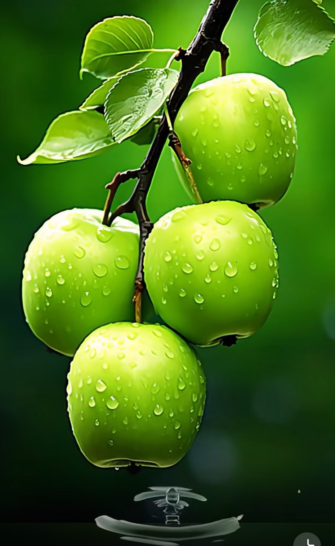 哇塞,树枝上挂满了水灵灵的大苹果,是不是顿时让人眼前一亮呢?