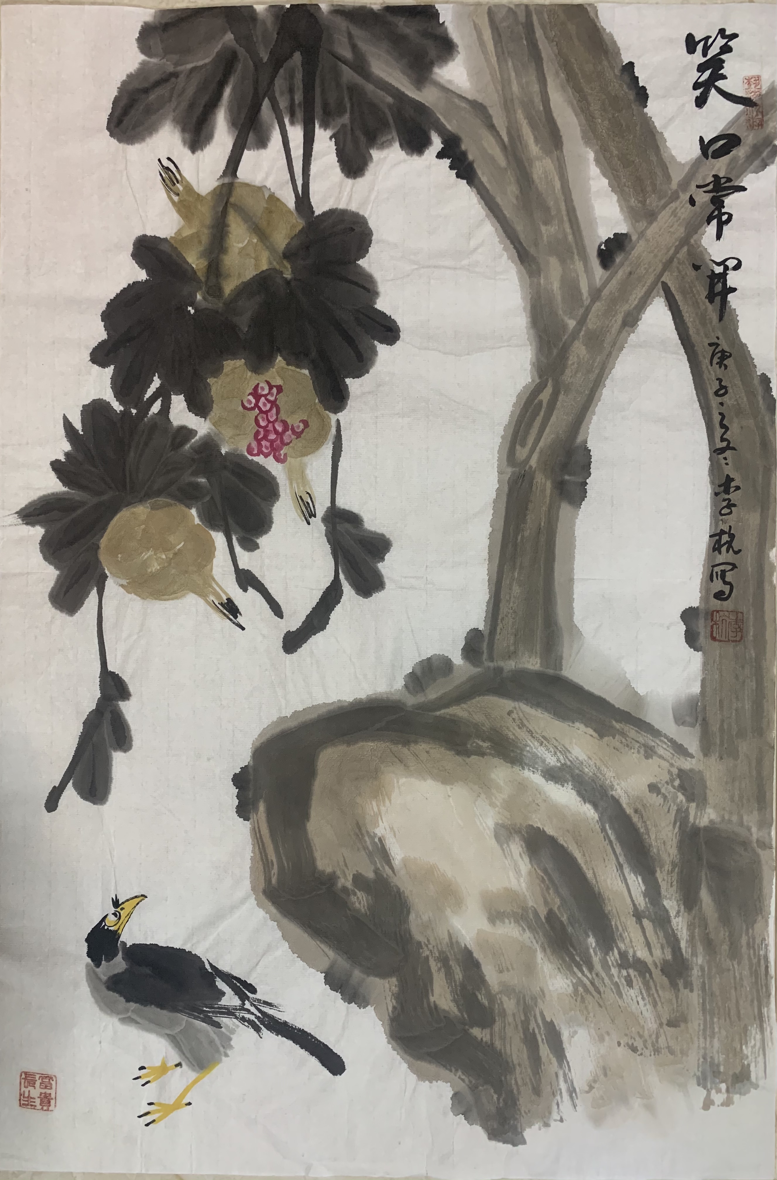 曾为山东画院高级画师,济南李苦禅纪念馆副馆长,山东高唐李苦禅艺术馆