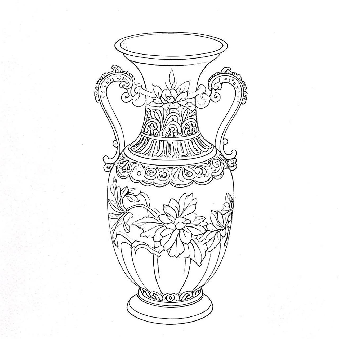 白描 | 花瓶之美