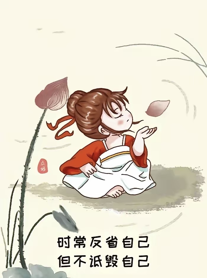 行 壁纸好事多磨图片不要急功近利以熬苦为养为主题的正能量卡通图片