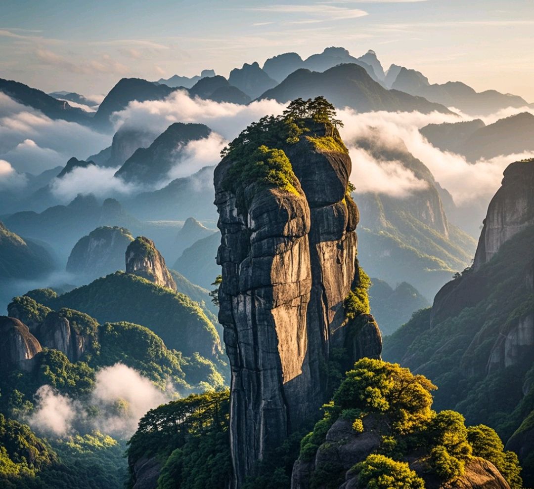 cet汉译英范文:武夷山大王峰游记