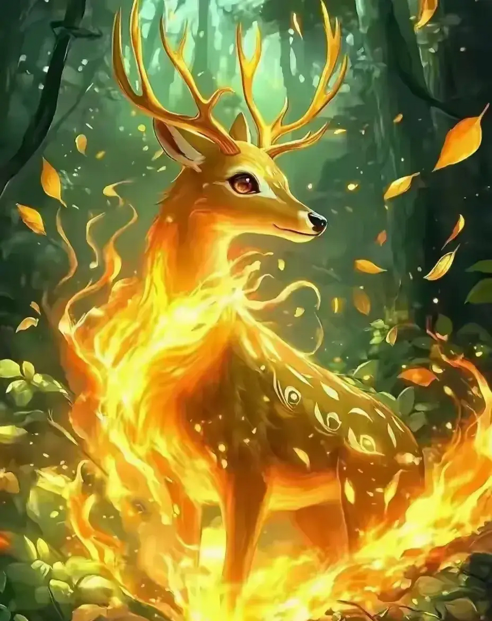 招财金鹿,鹿鹿发财 鹿鹿畅通,一鹿暴富#动态夏日征集令# #热点引擎