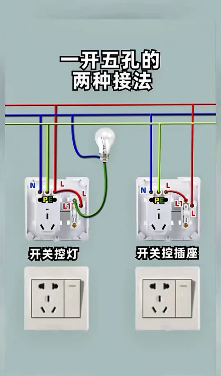 【电工】开关|楼梯照明四地点控制,双控灯原理,卧室双控灯布线与接线