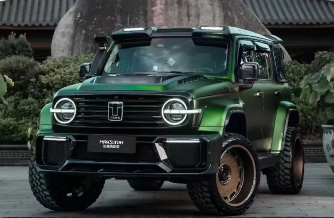 坦克300最成功改装版!毒液绿,倍显科幻霸气