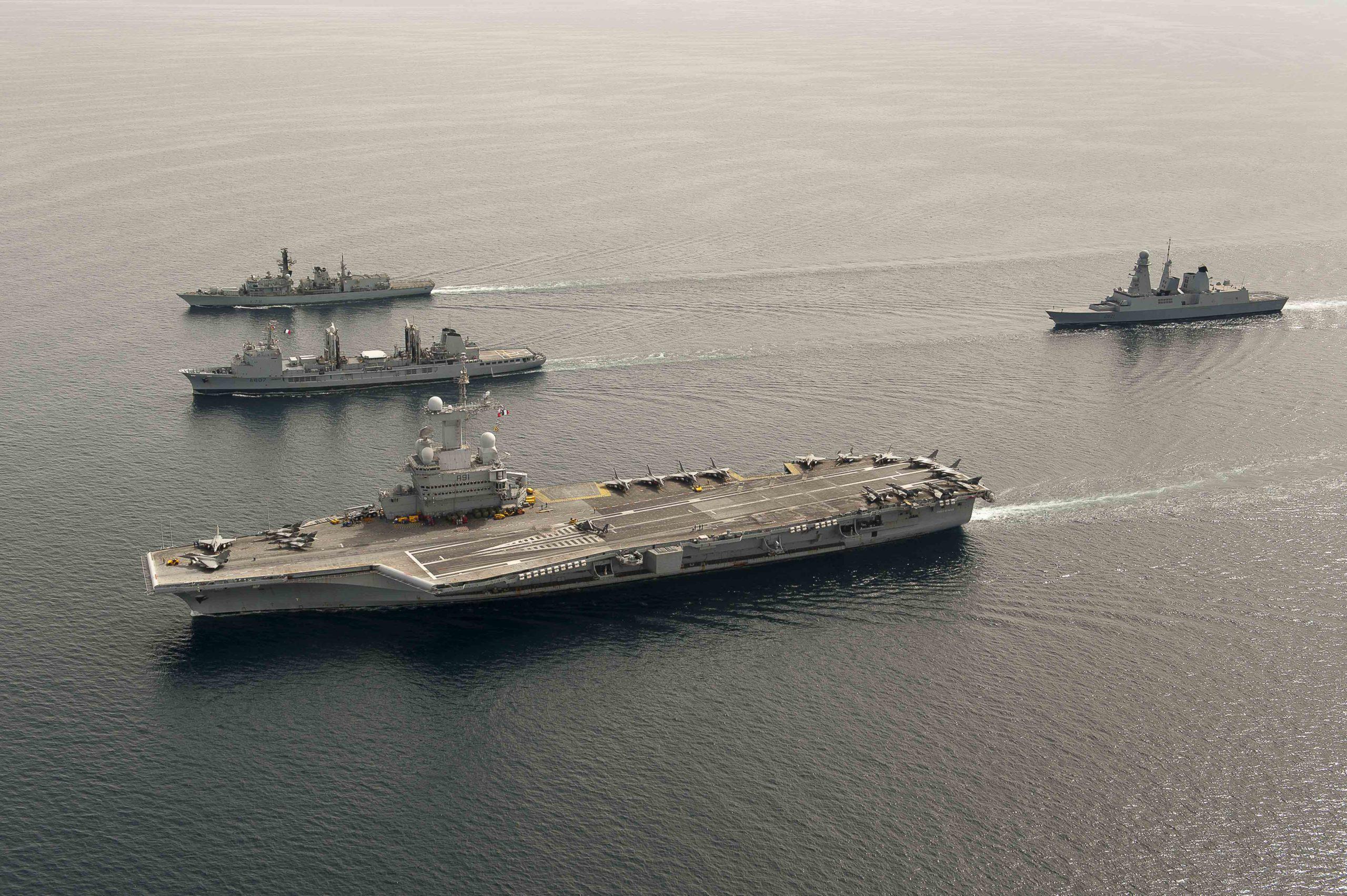 意大利航母战斗群的到来,以及法国,英国,德国等国计划增