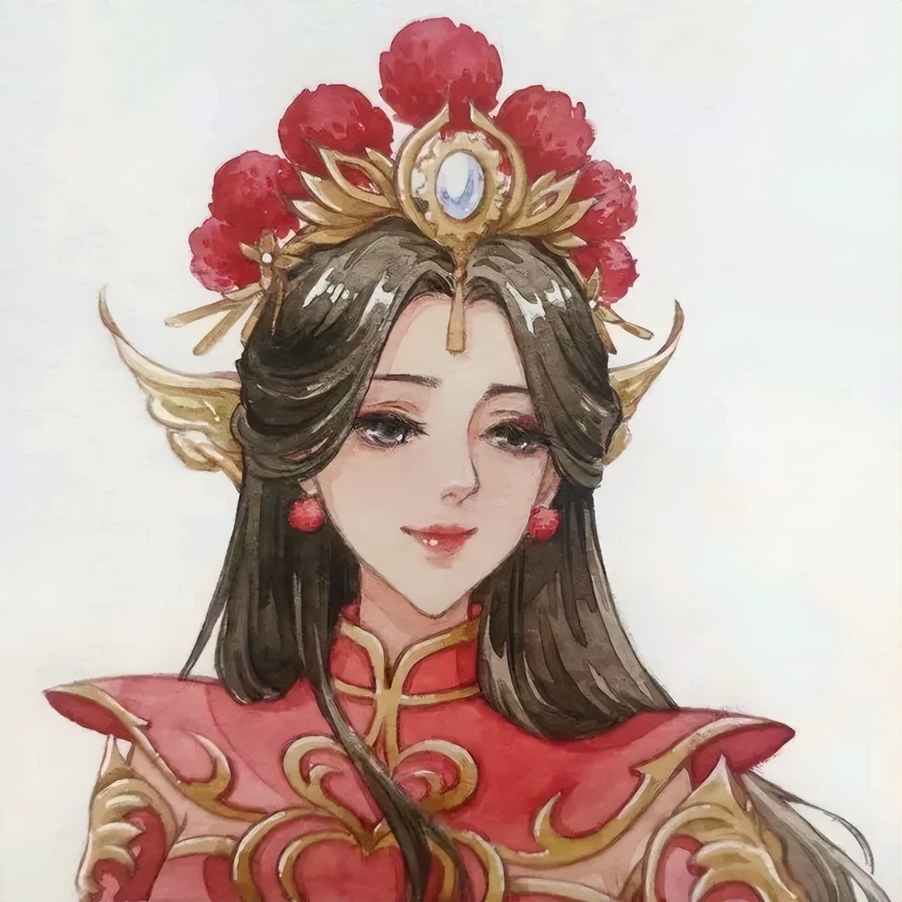 王者项羽虞姬情侣头像,王者荣耀项羽虞姬情头,项羽虞姬高清情头