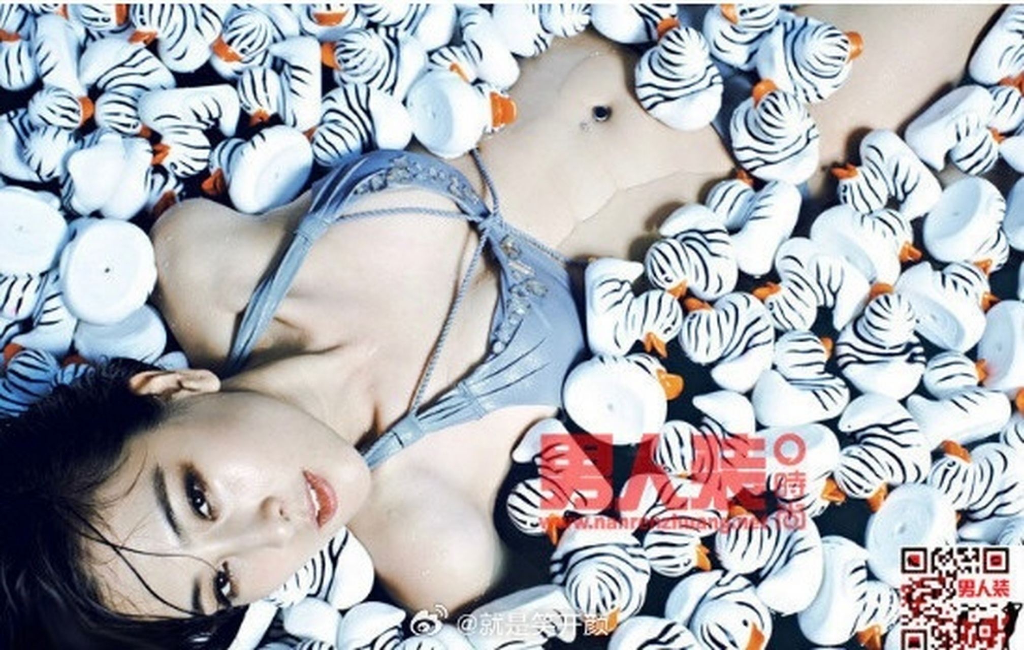 马苏首次解衣献身大片《男人装》杂志2013版