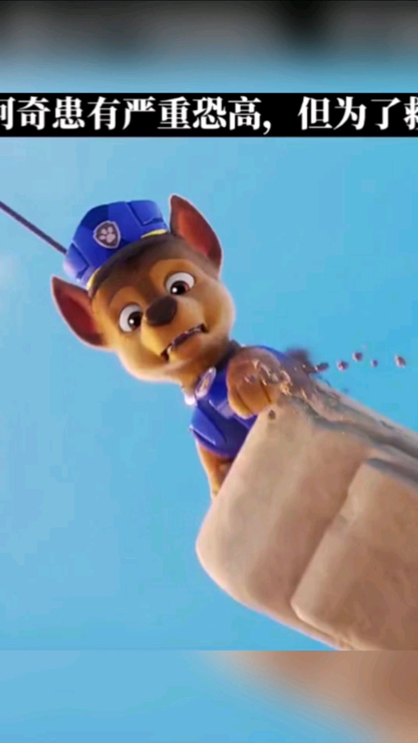 汪汪队的阿奇,战胜了恐高