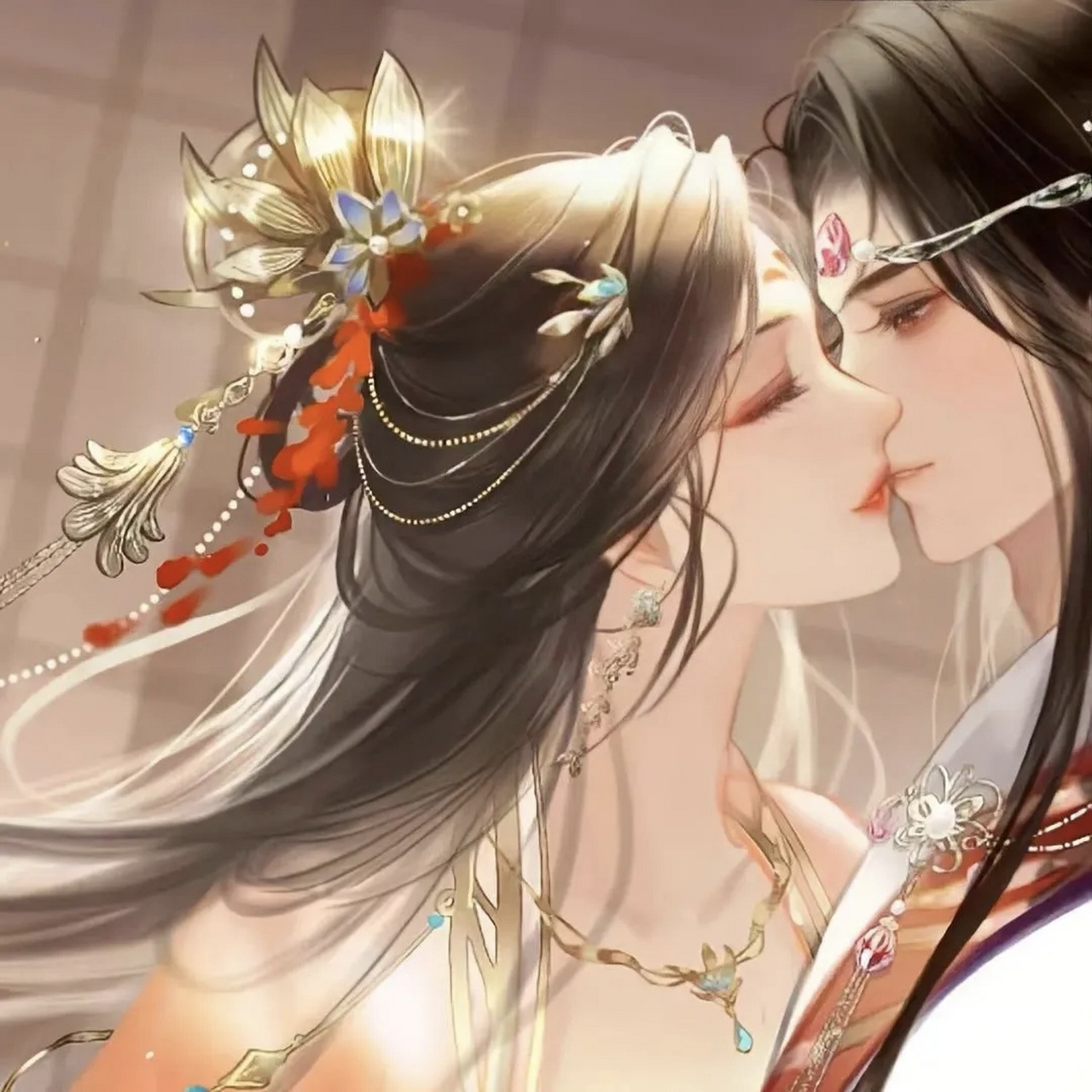 古风情头|繁华经年,我独倾心一人.