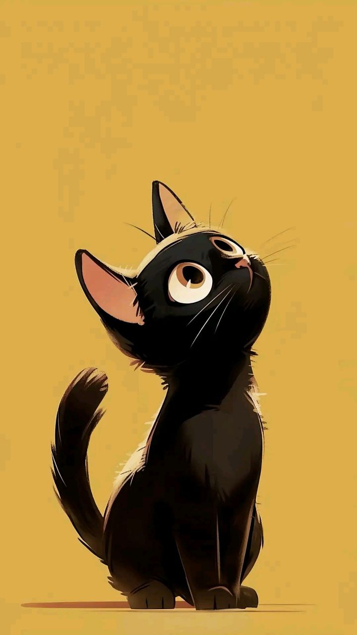 壁纸 | 黑猫精灵