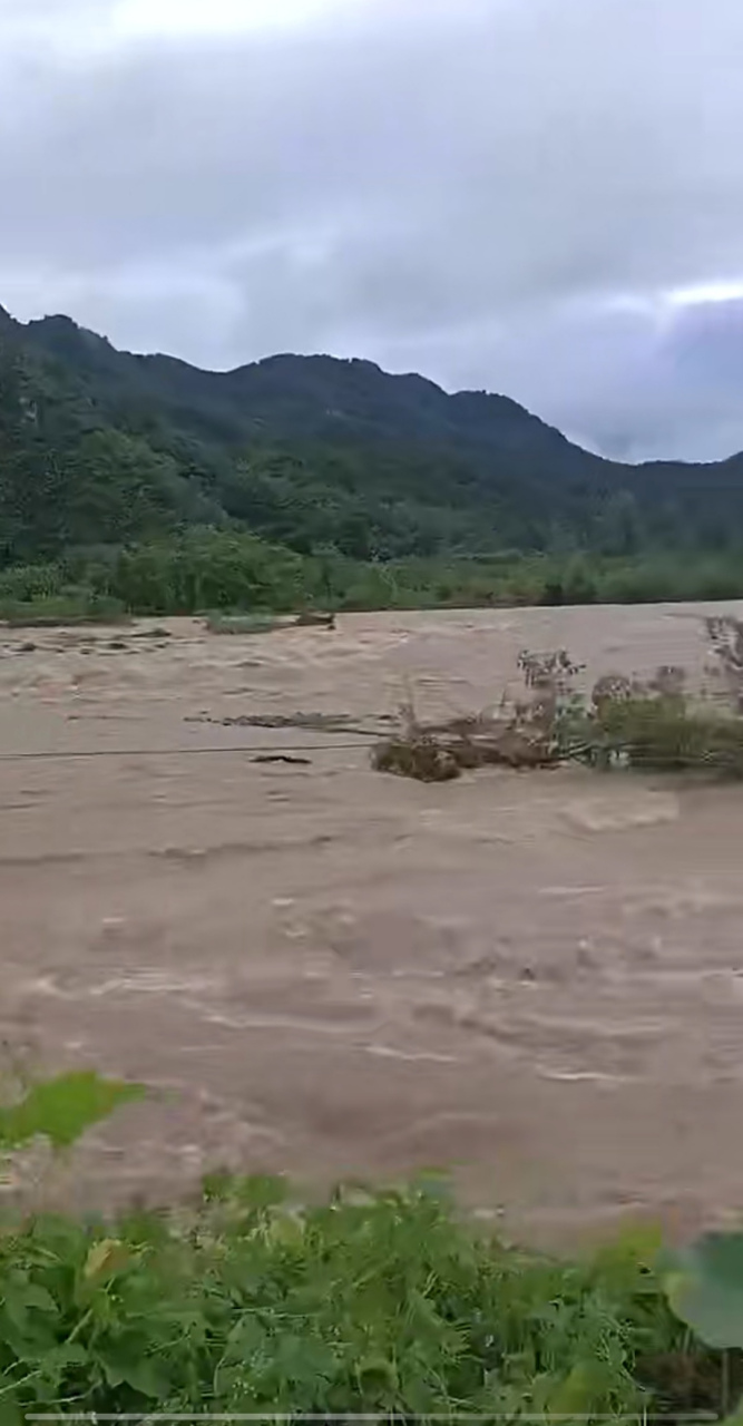 8月20号,辽宁葫芦岛地区暴雨造成洪水泛滥,村庄,房屋,道路都冲垮,庄稼