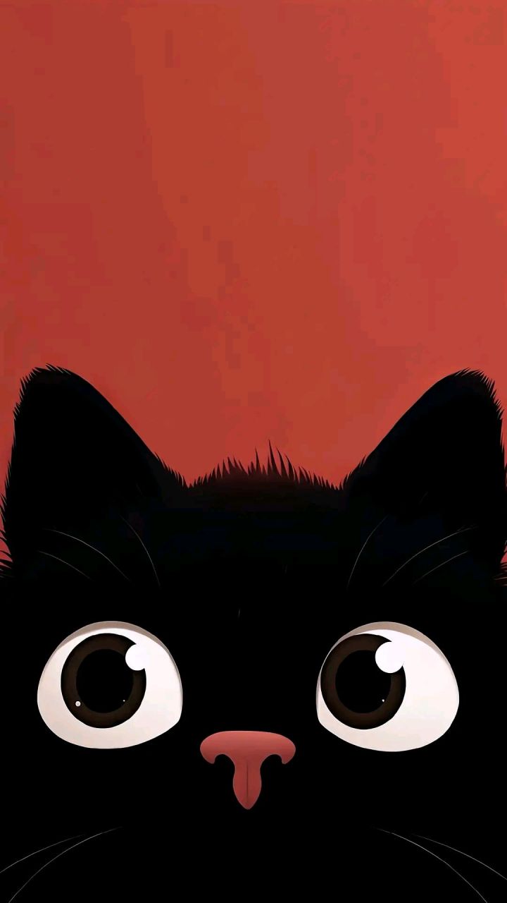 壁纸 | 黑猫精灵