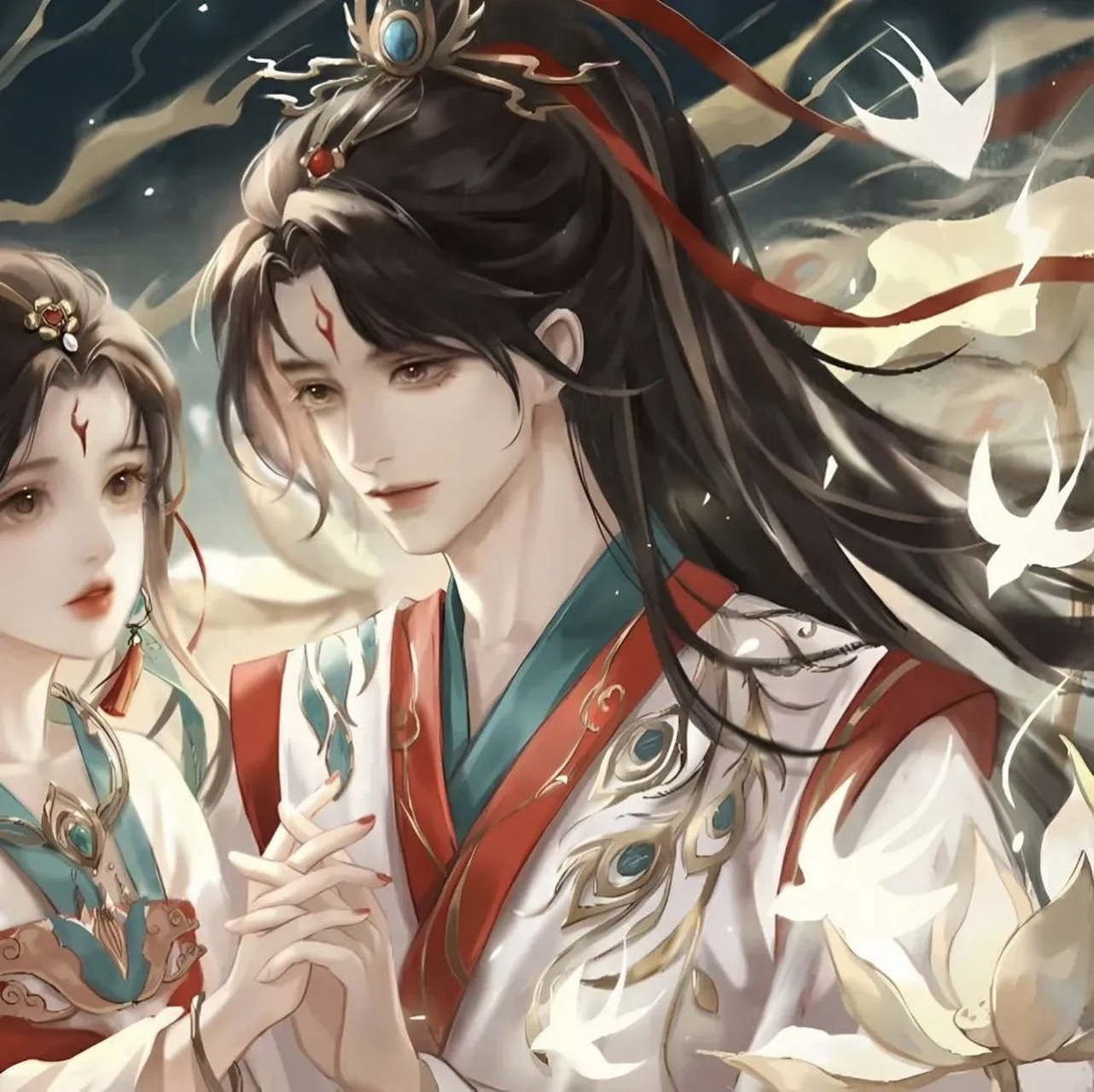 古风情头|繁华经年,我独倾心一人.