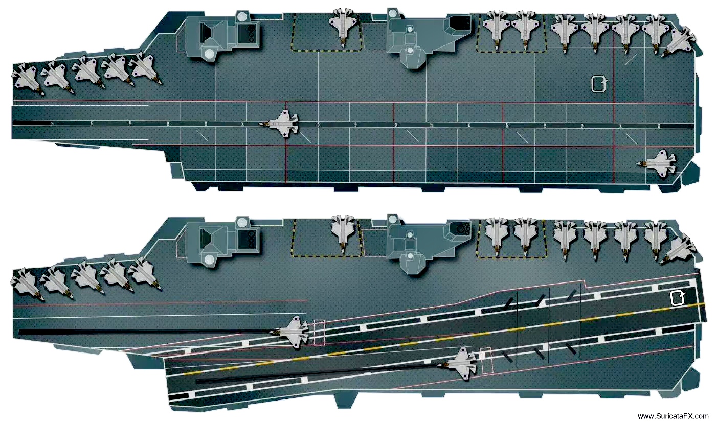 舰船欣赏:英国皇家海军正考虑改装"伊丽莎白女王"级航母,使其成为弹射