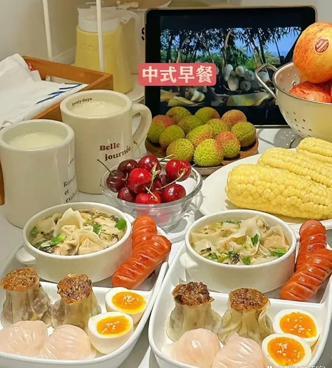 实话实说,中国早餐和德国早餐各有特色.