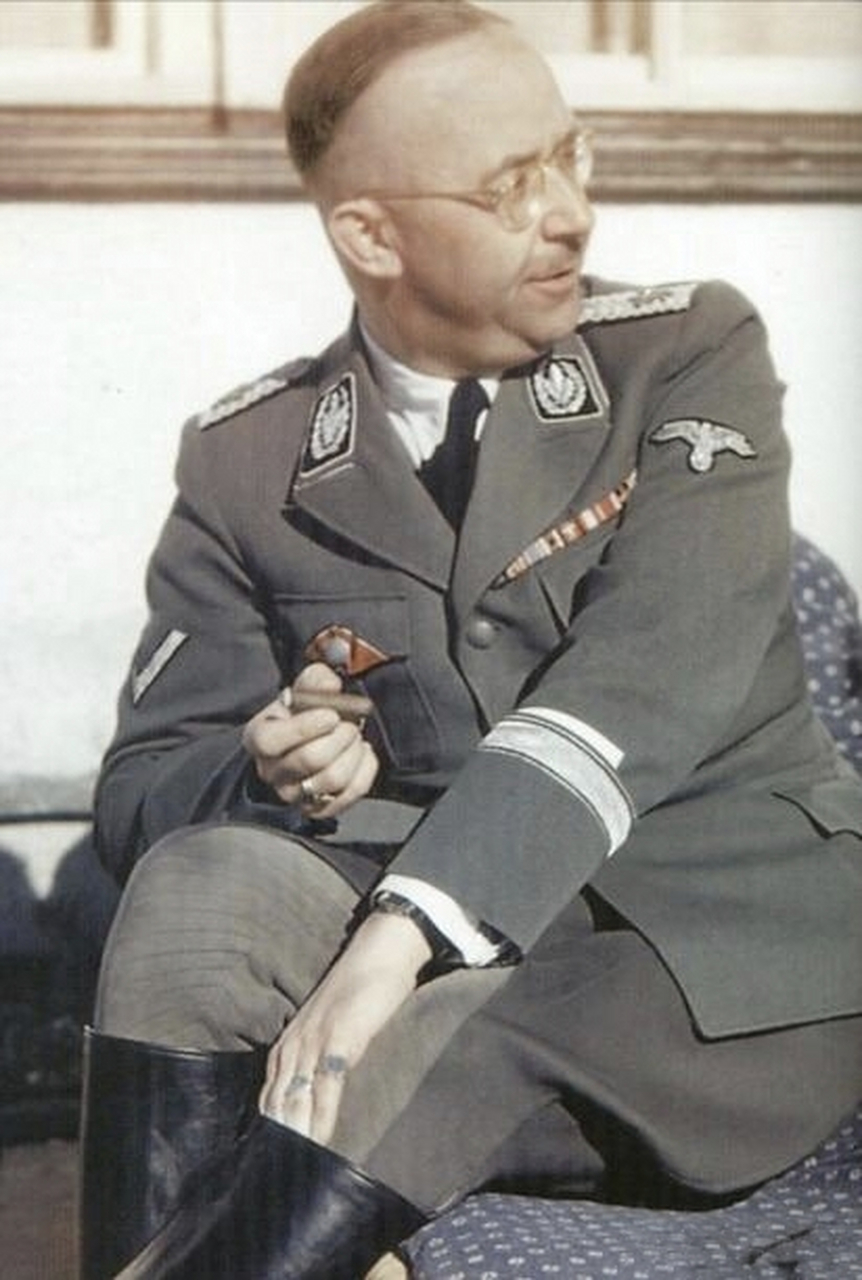 1945年德国法西斯战犯希姆莱服毒自杀,这虽然是罪有应得,但感觉还是太
