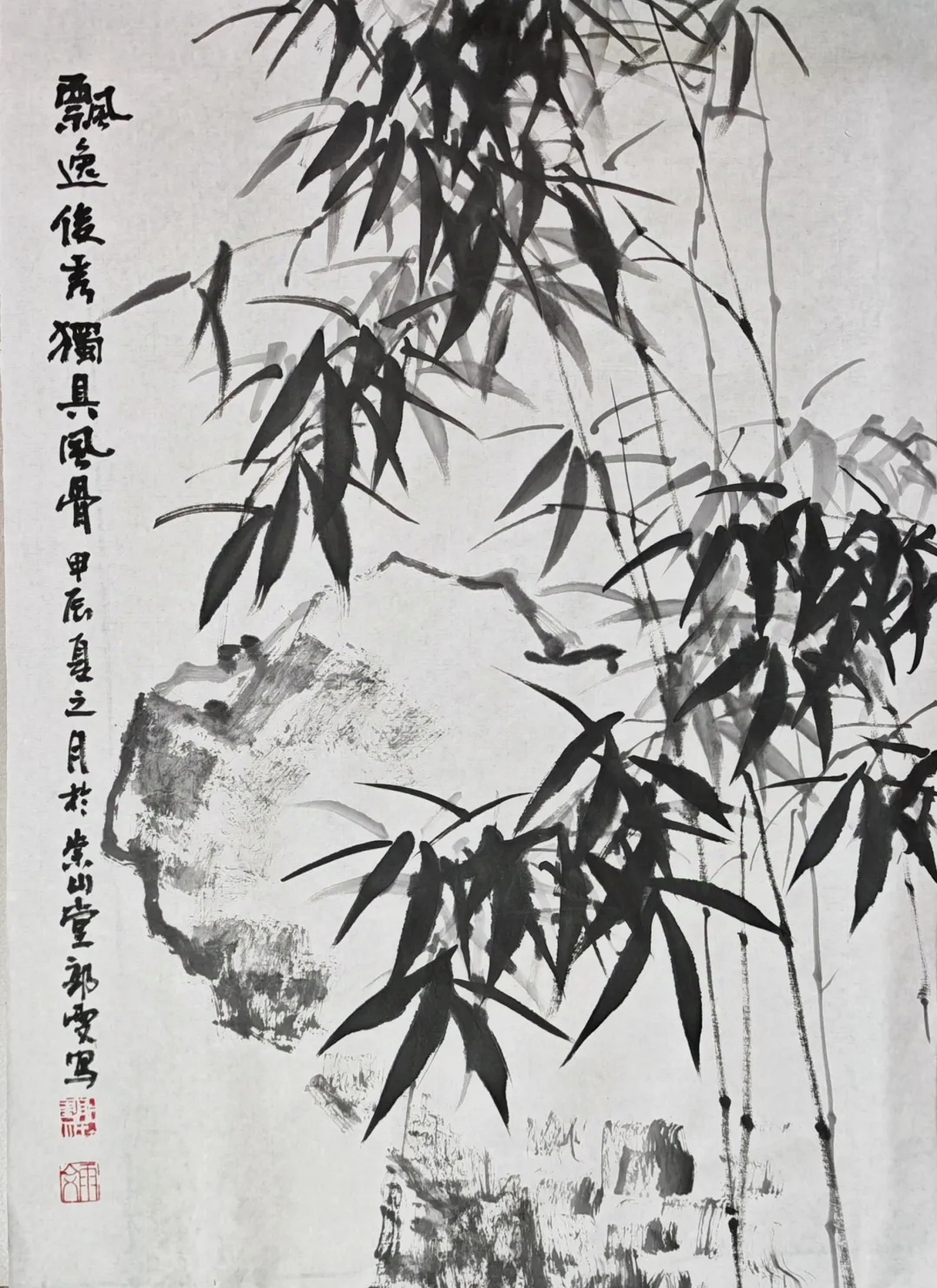 欲知抱节成龙处,当于山路葛陂中——画家郭雯笔下墨竹作品精选