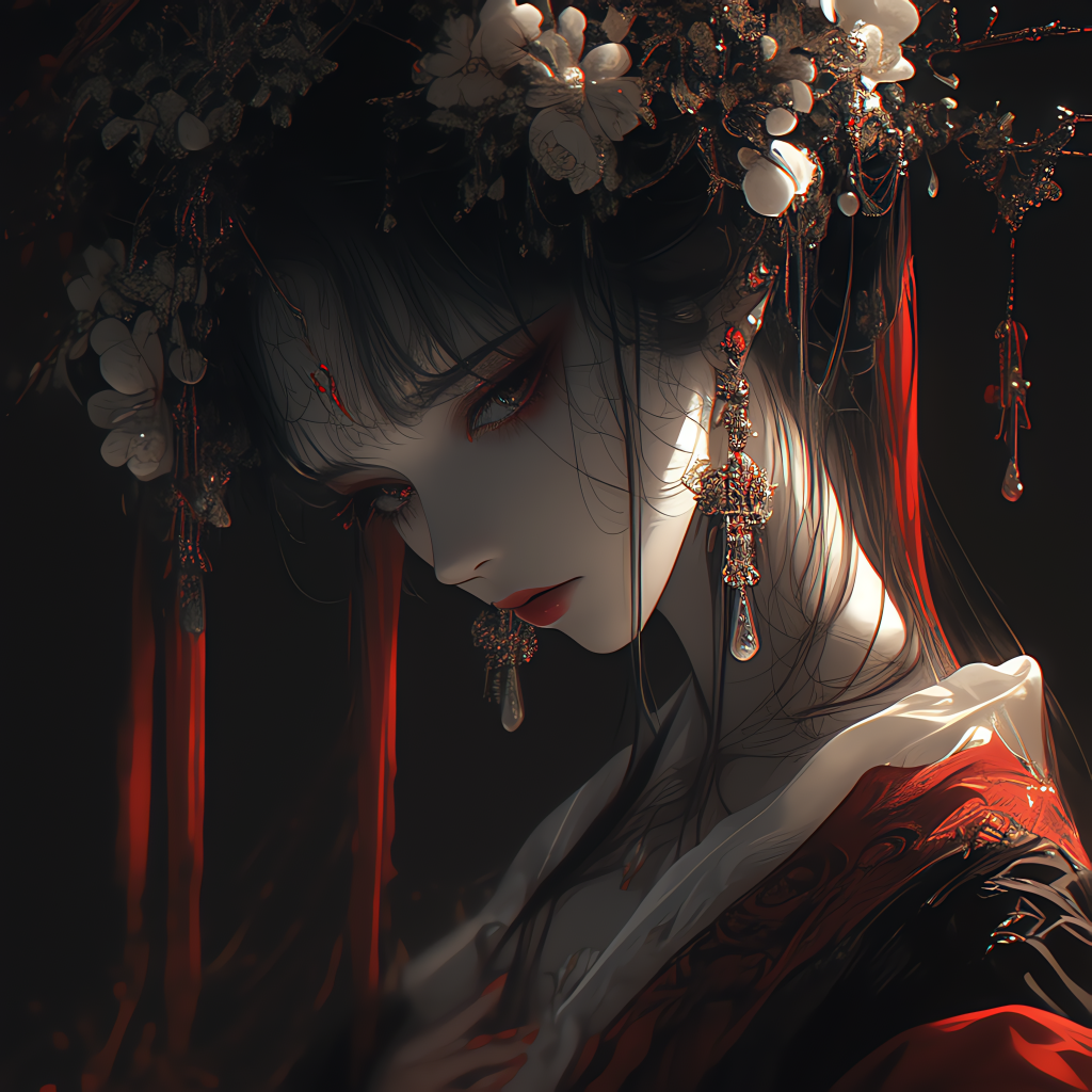 在传说中,黄泉路旁绽放着一种名为彼岸花的奇花