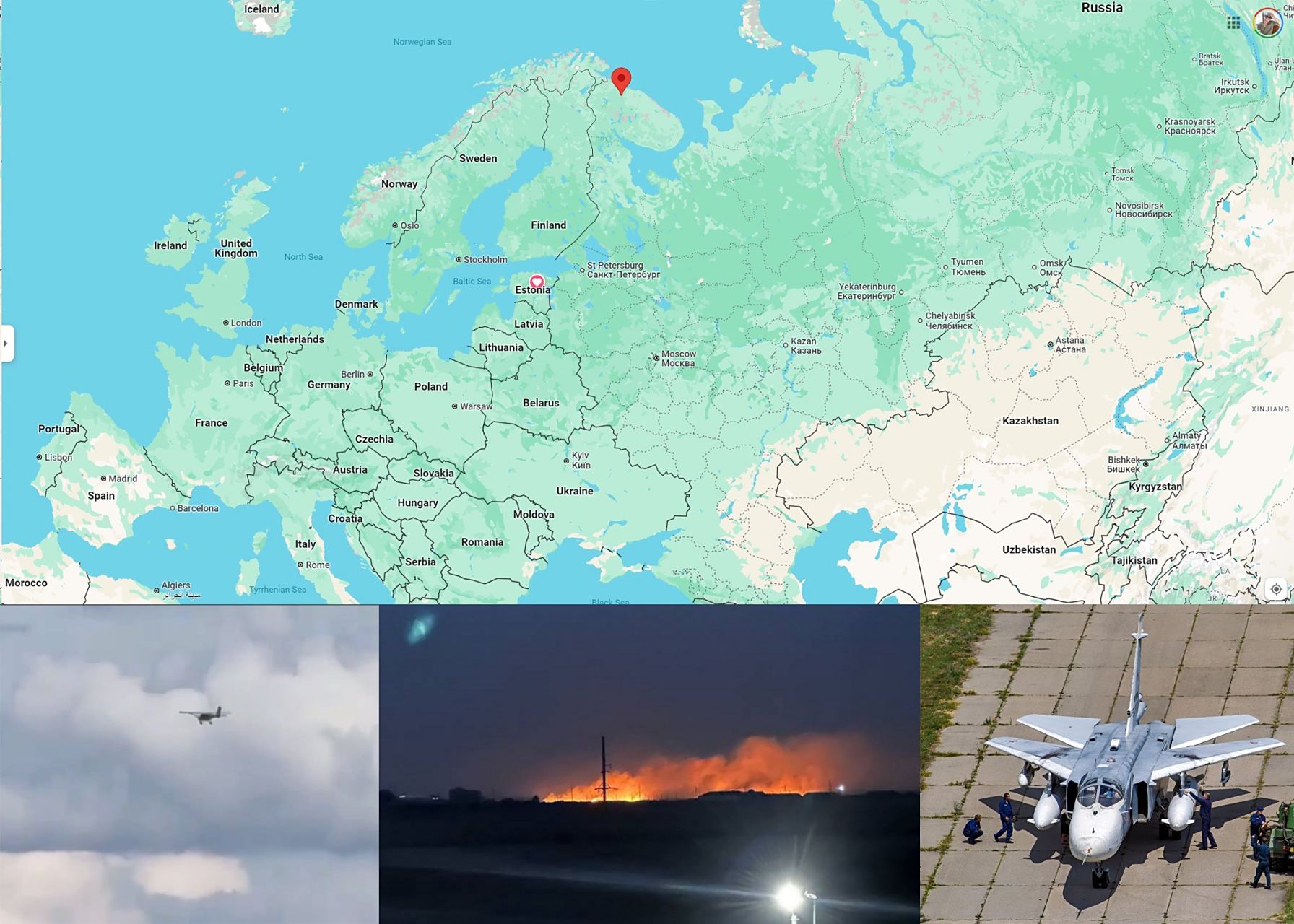 乌克兰无人机成功袭击了远在俄罗斯伏尔加格勒地区的"马里诺夫卡"机场