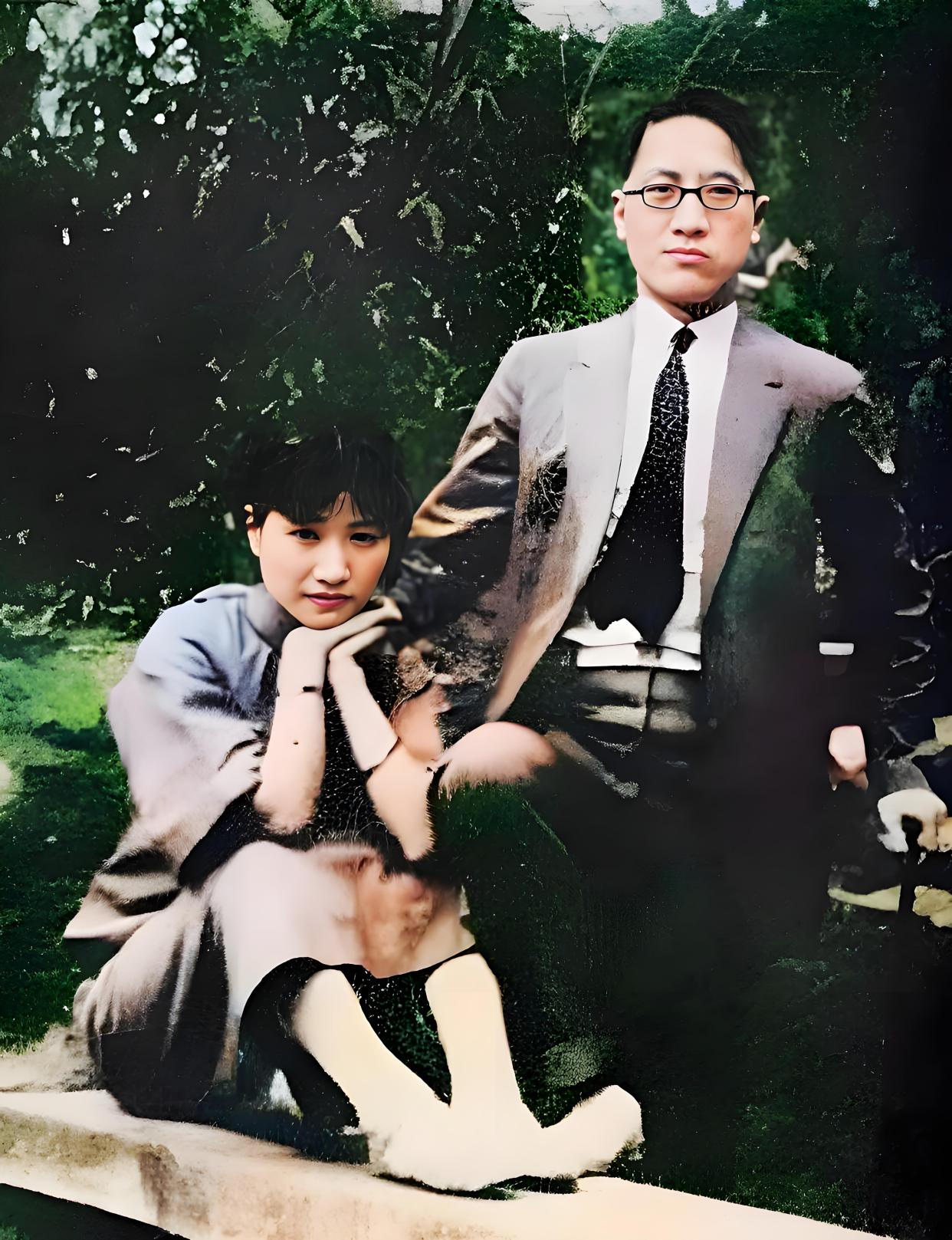 1930年,陆小曼,优雅高贵中透露出清纯与成熟.