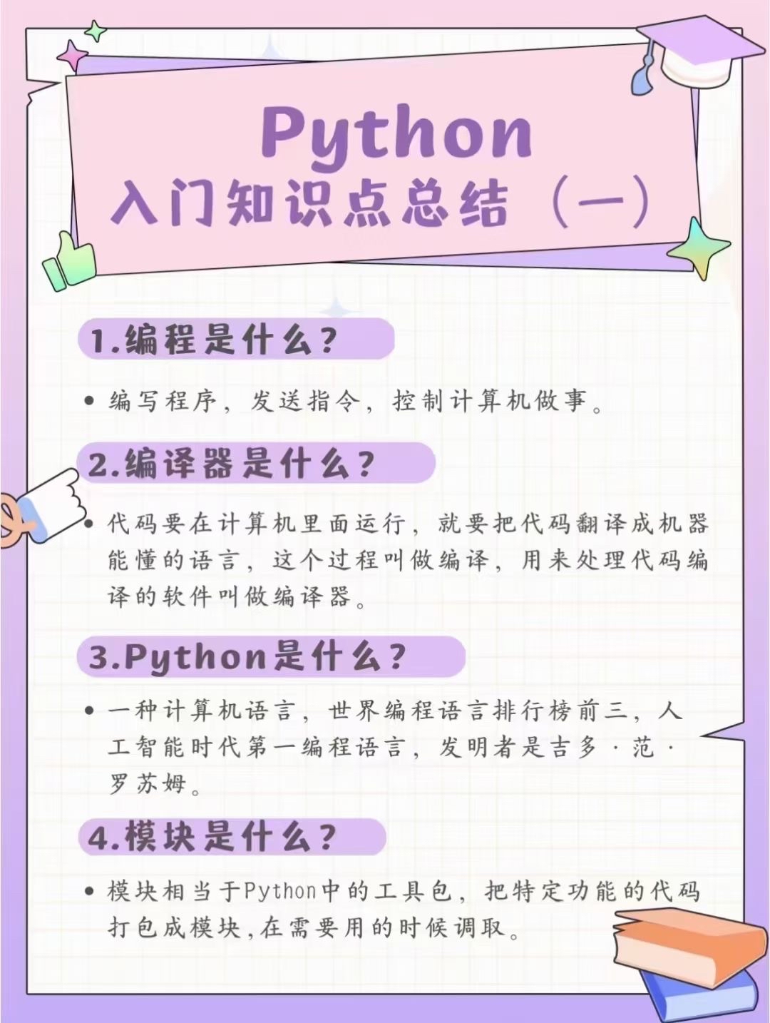 python入门知识点总结编程是什么编译器是什么python是什么模块是