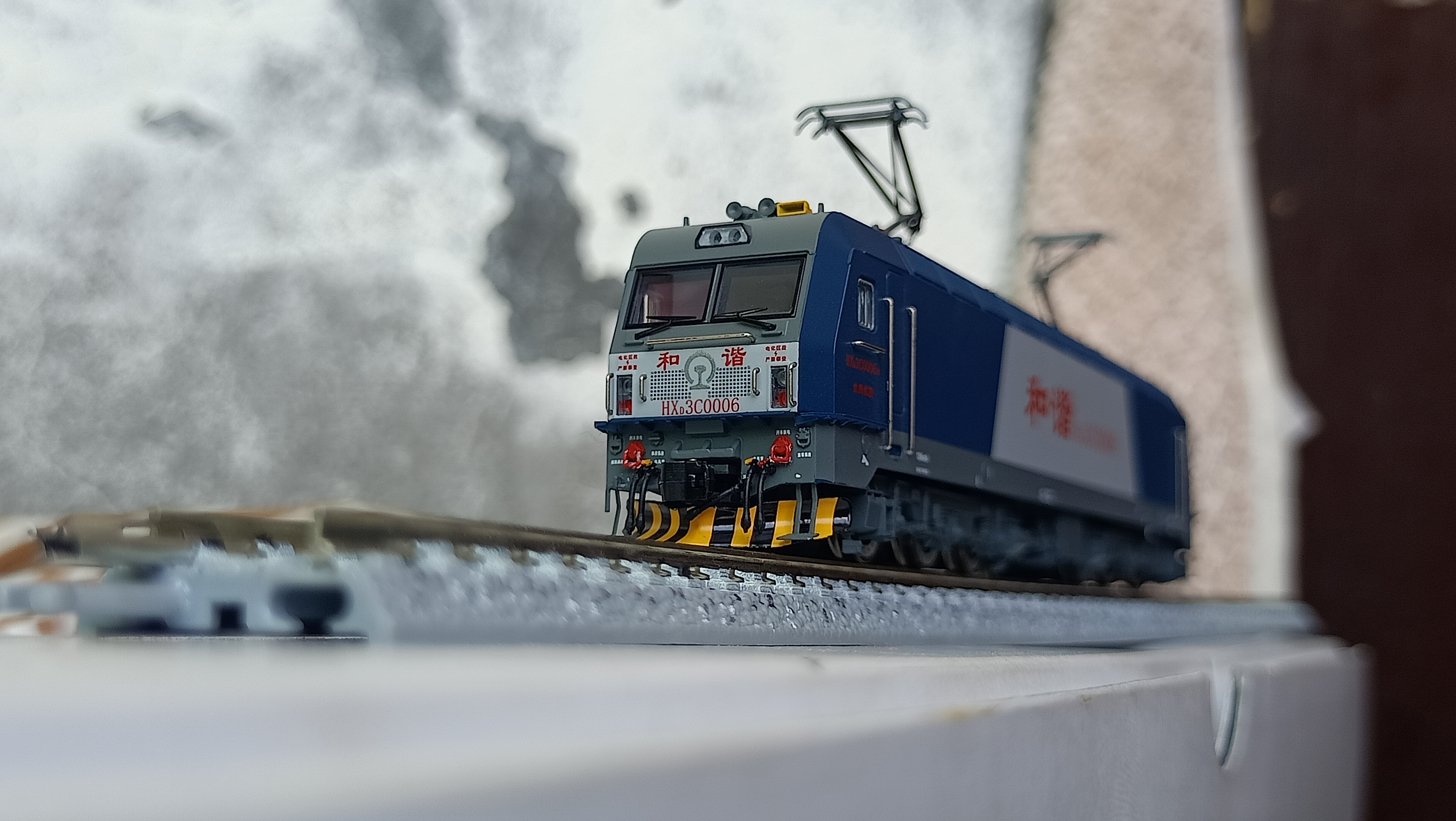 长鸣,和谐hxd3c电力机车模型