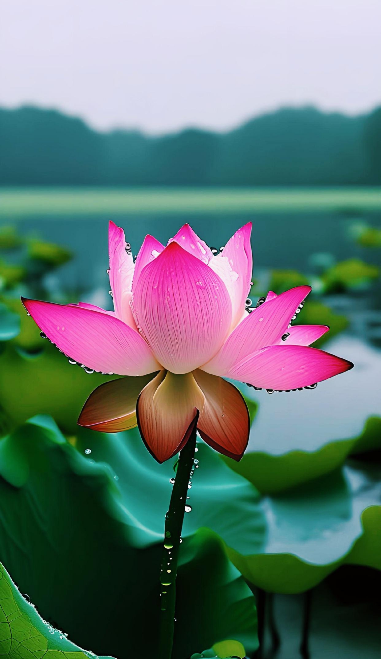 《莲痴自嘲》(新韵) 小名忝列爱莲堂,争奈才疏德不芳.
