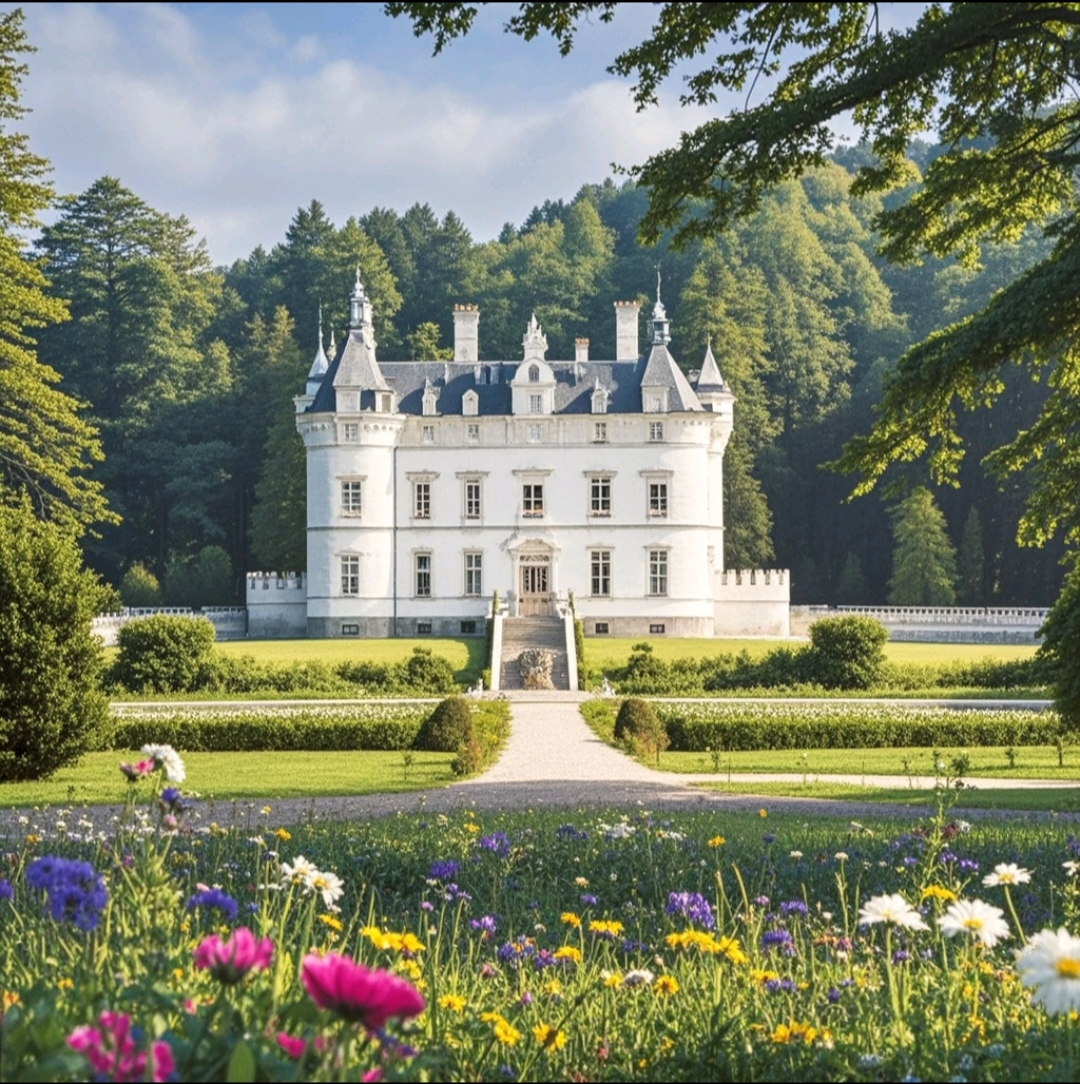 尖顶,浮雕装饰,复杂窗棂,这是欧式城堡的特点,体现了欧洲文化的多元和