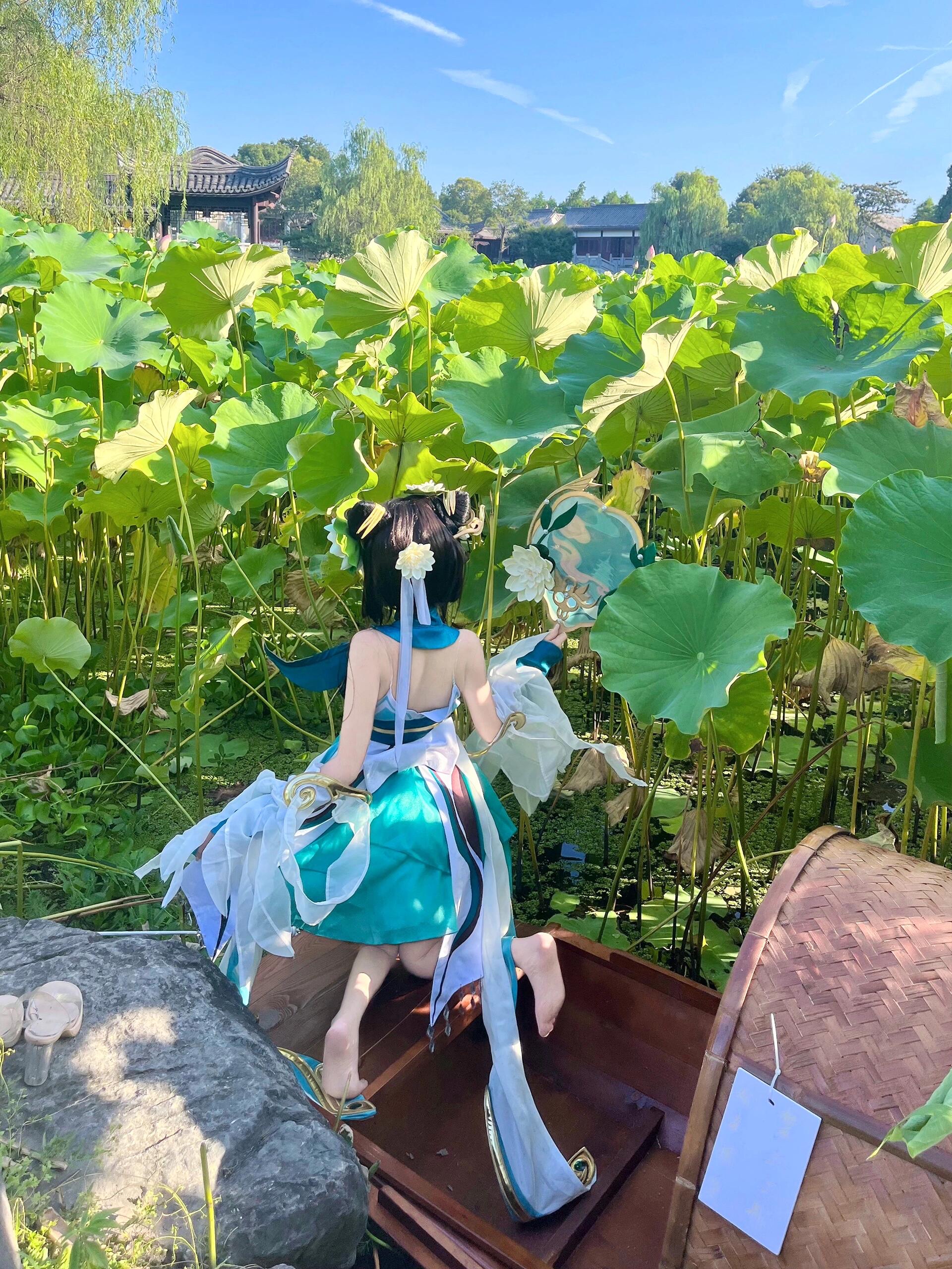 王者荣耀cos小乔青蛇