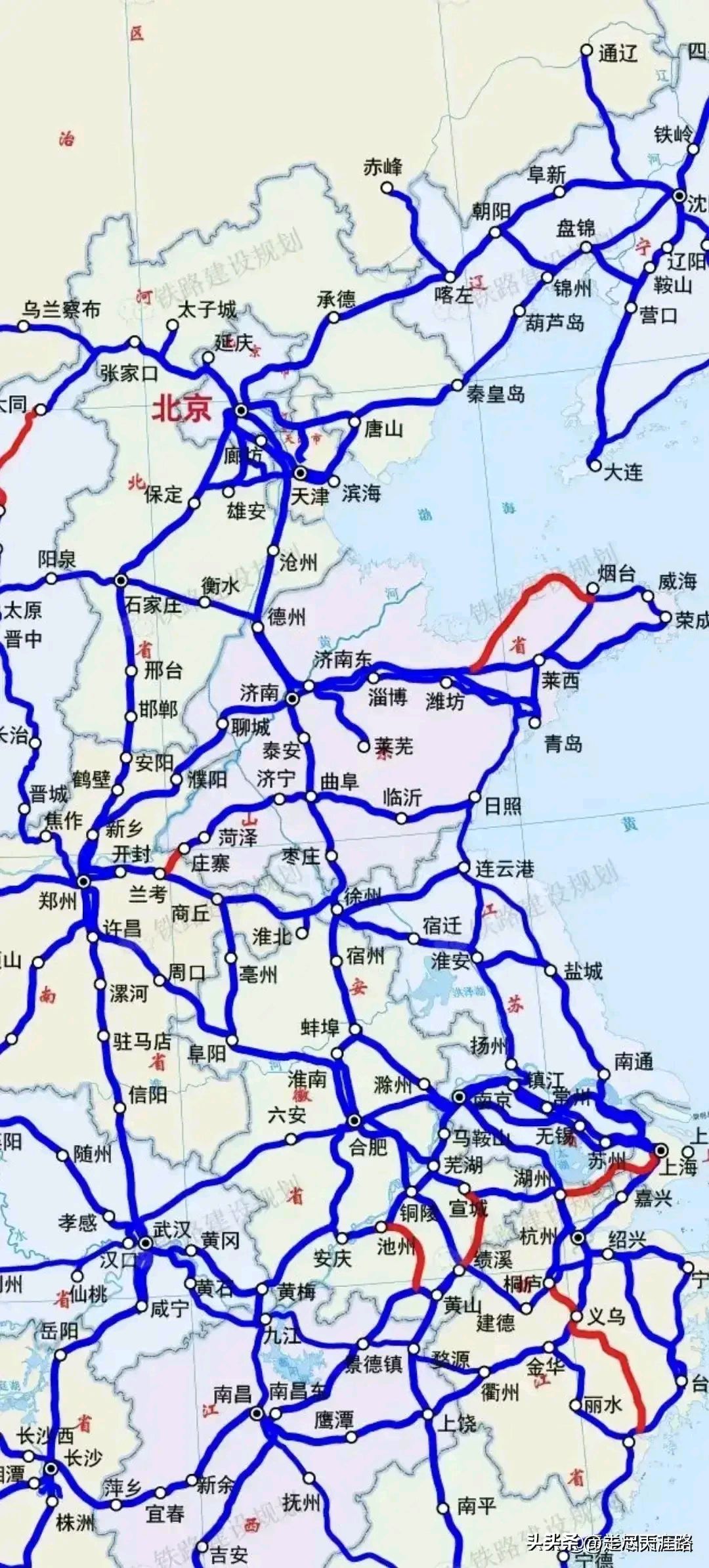 2021全国高铁线路图图片