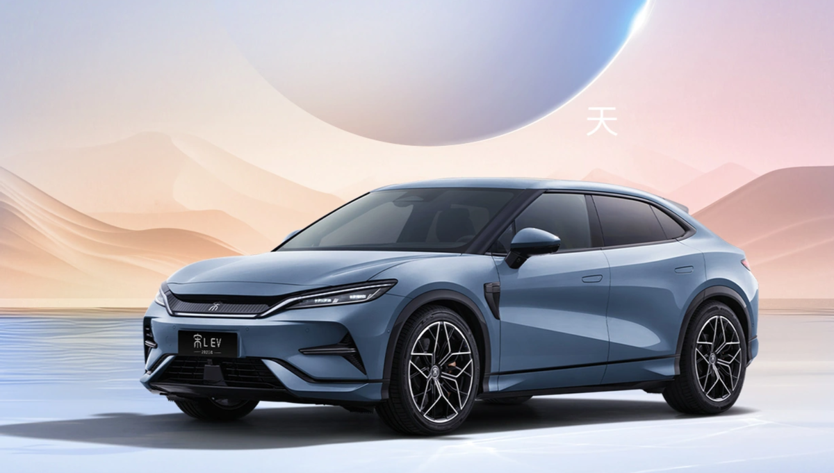 新款比亚迪宋l ev外观官图发布 新增极光蓝车漆 成都车展上市