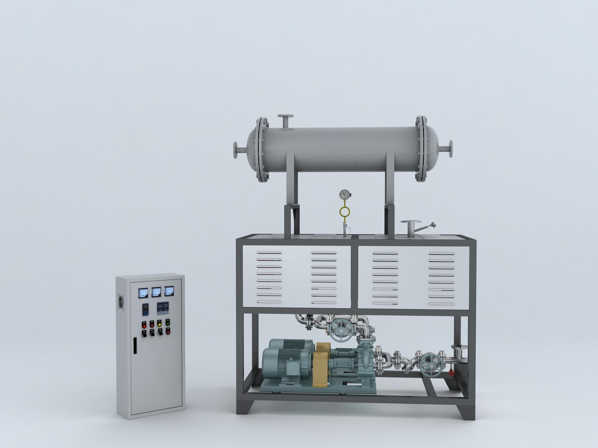 导热油炉加热器是一种利用导热油作为热载体的间接加热设备,它通过