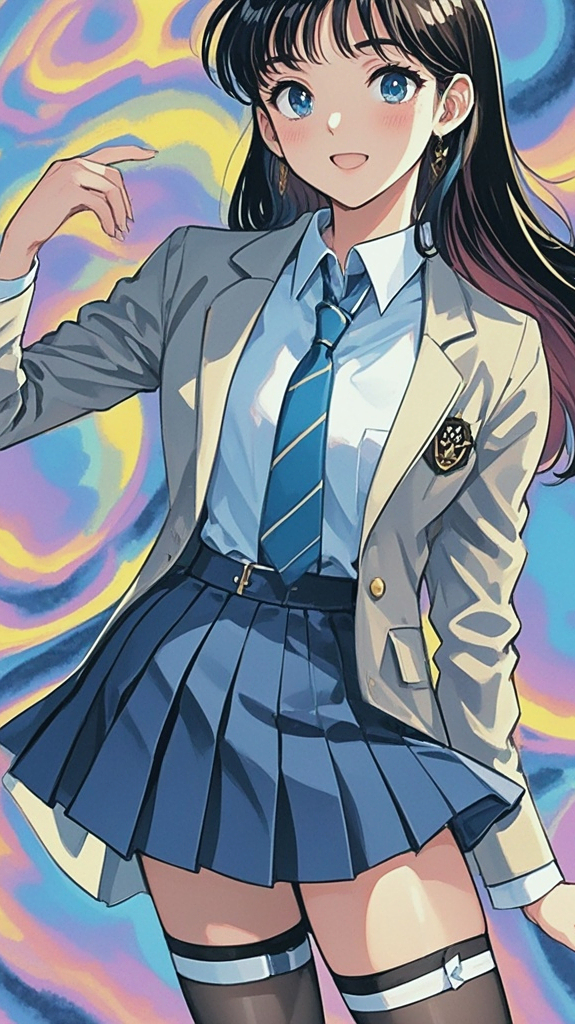 二次元# 日系女孩,高中生美少女