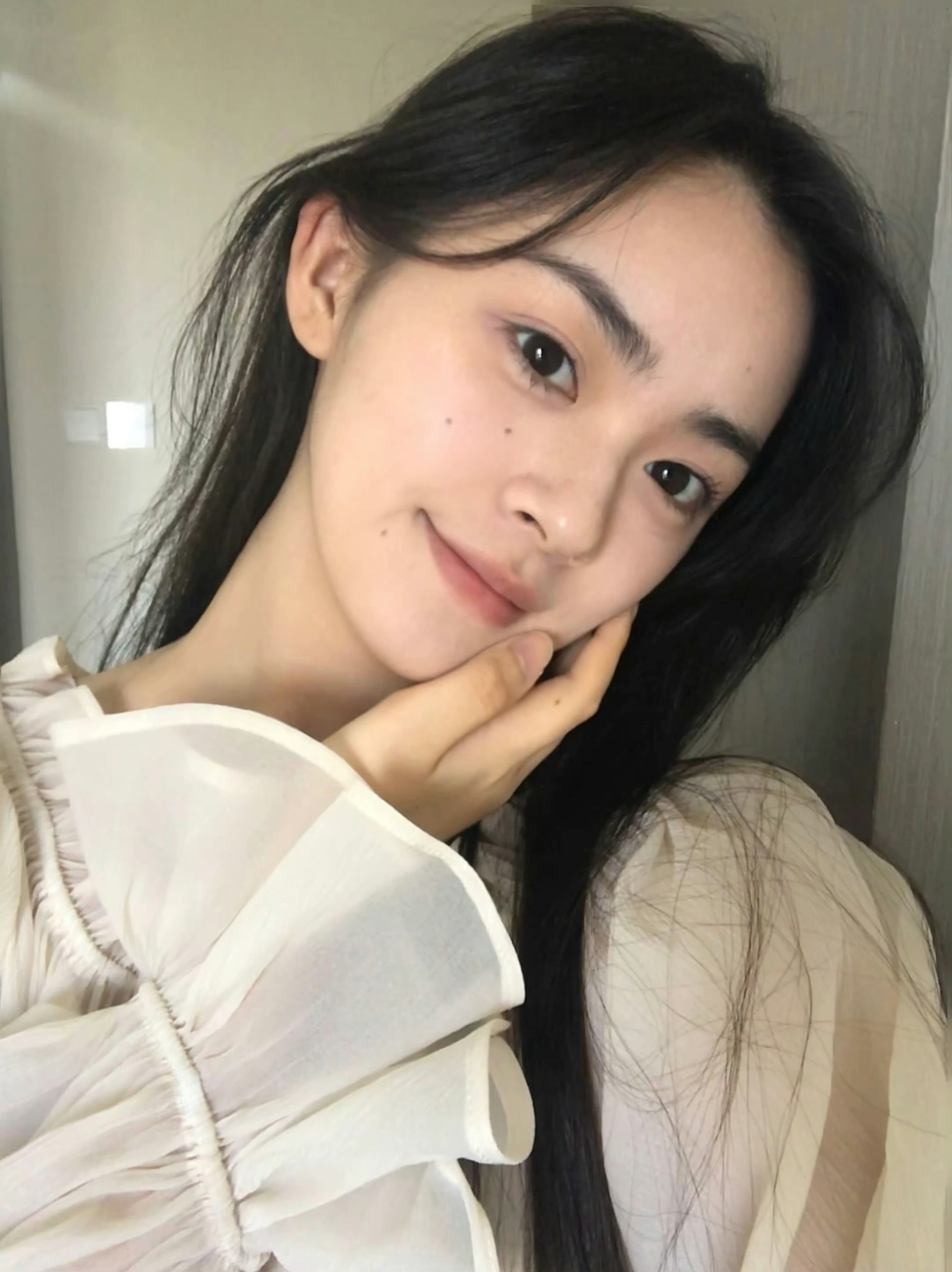 纯素颜美女,清新素雅,耐看