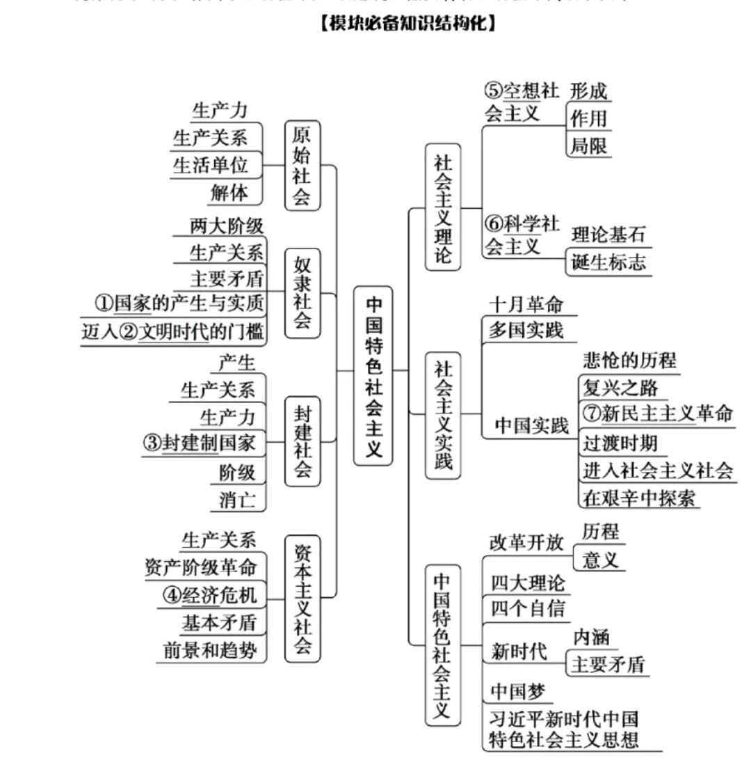 政治必修一的知识框架图片