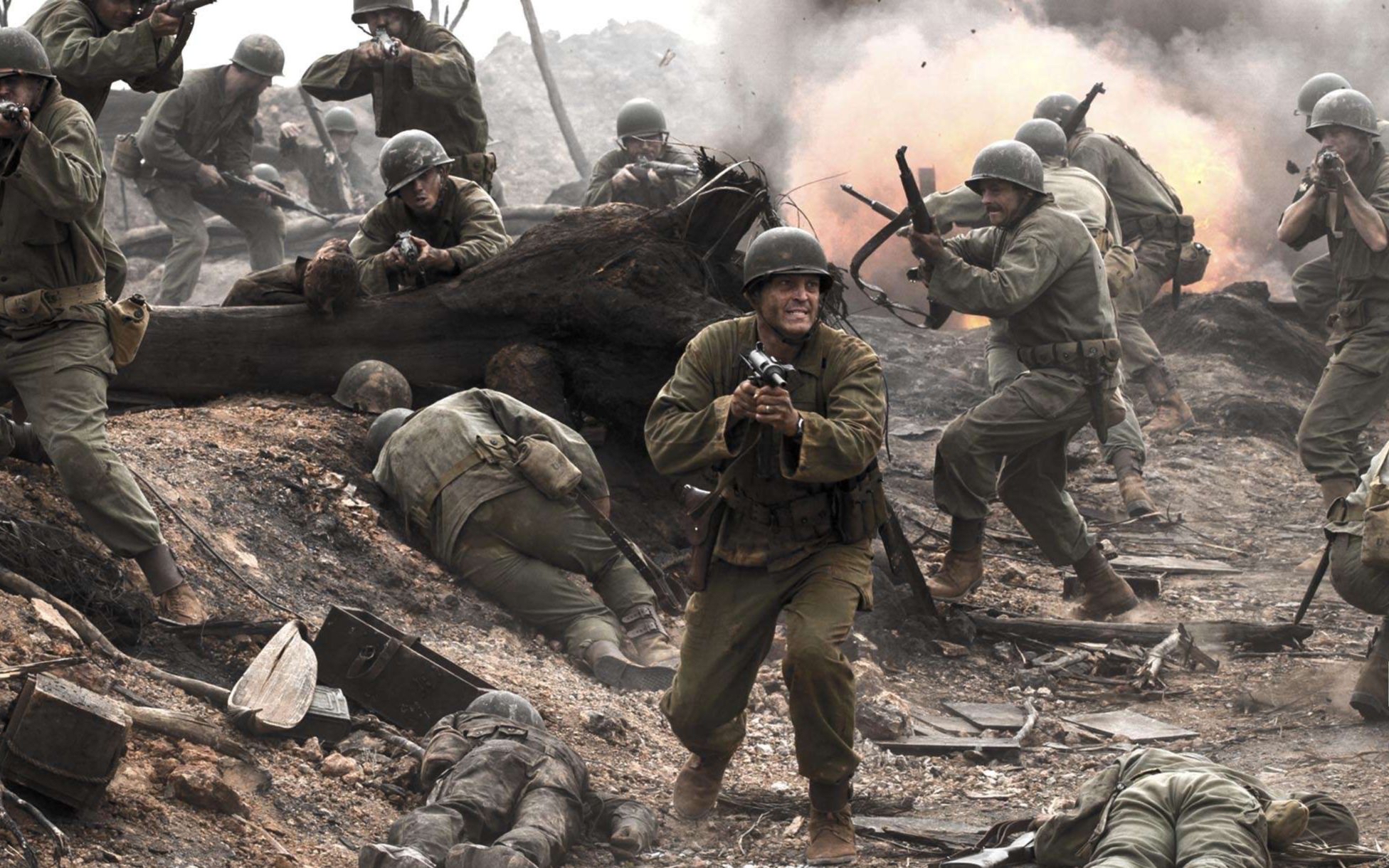 剧照钢锯岭血肉横飞的战争片血战钢锯岭日军抗战时期摩天岭的战斗图片