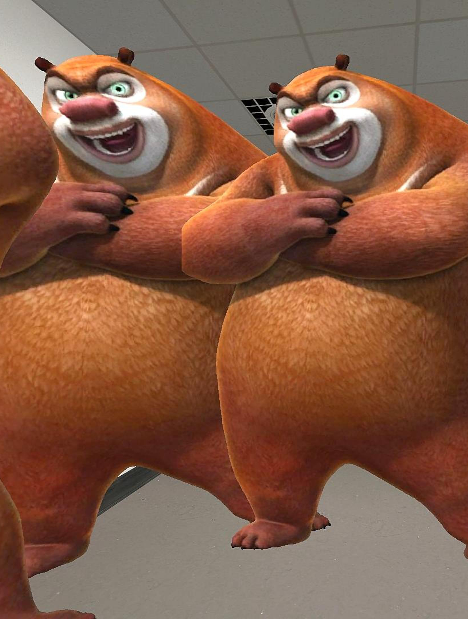 胆小勿看!逃离神经病发作的熊大!