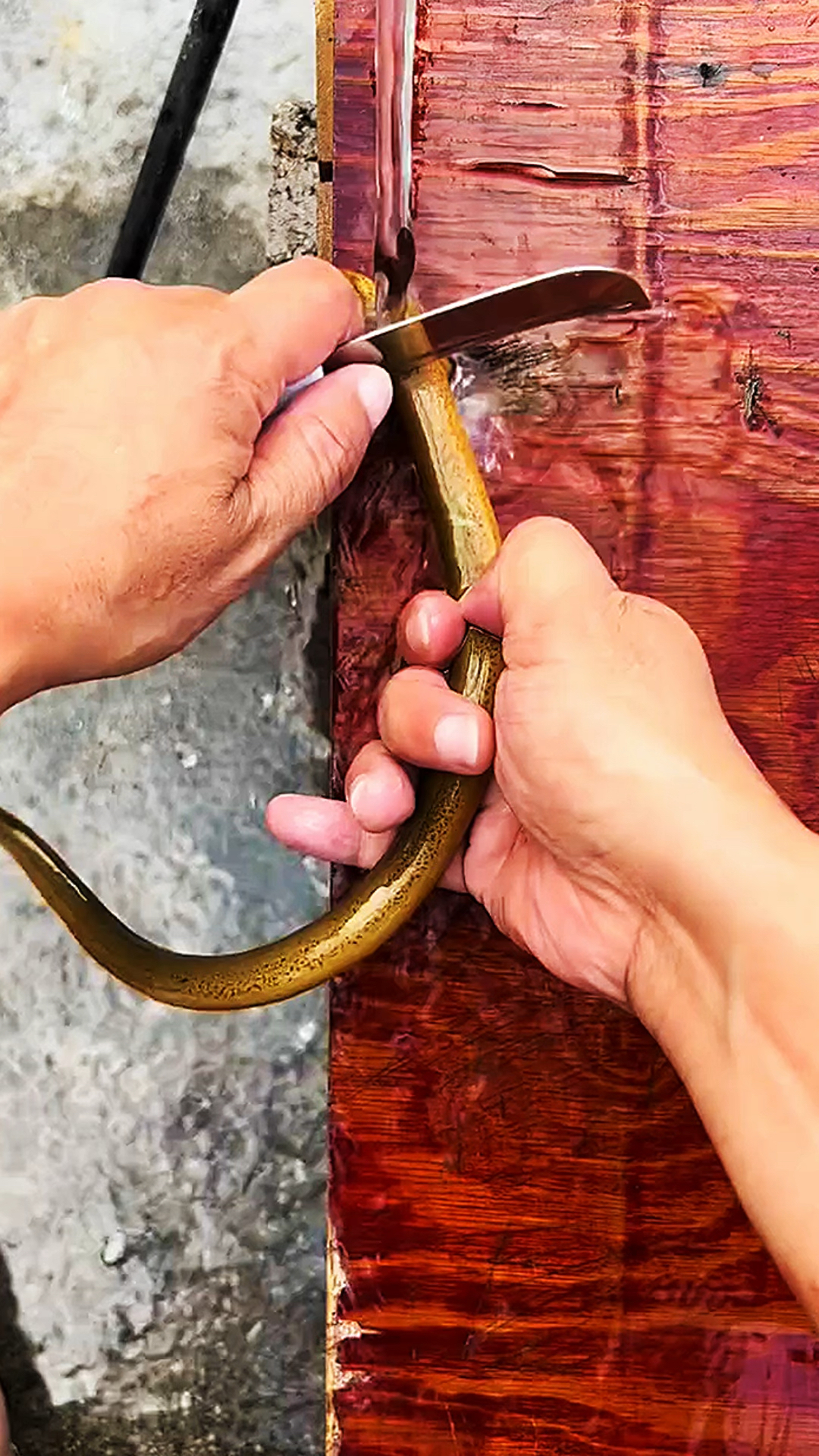 杀鳝鱼这活干的干净利落