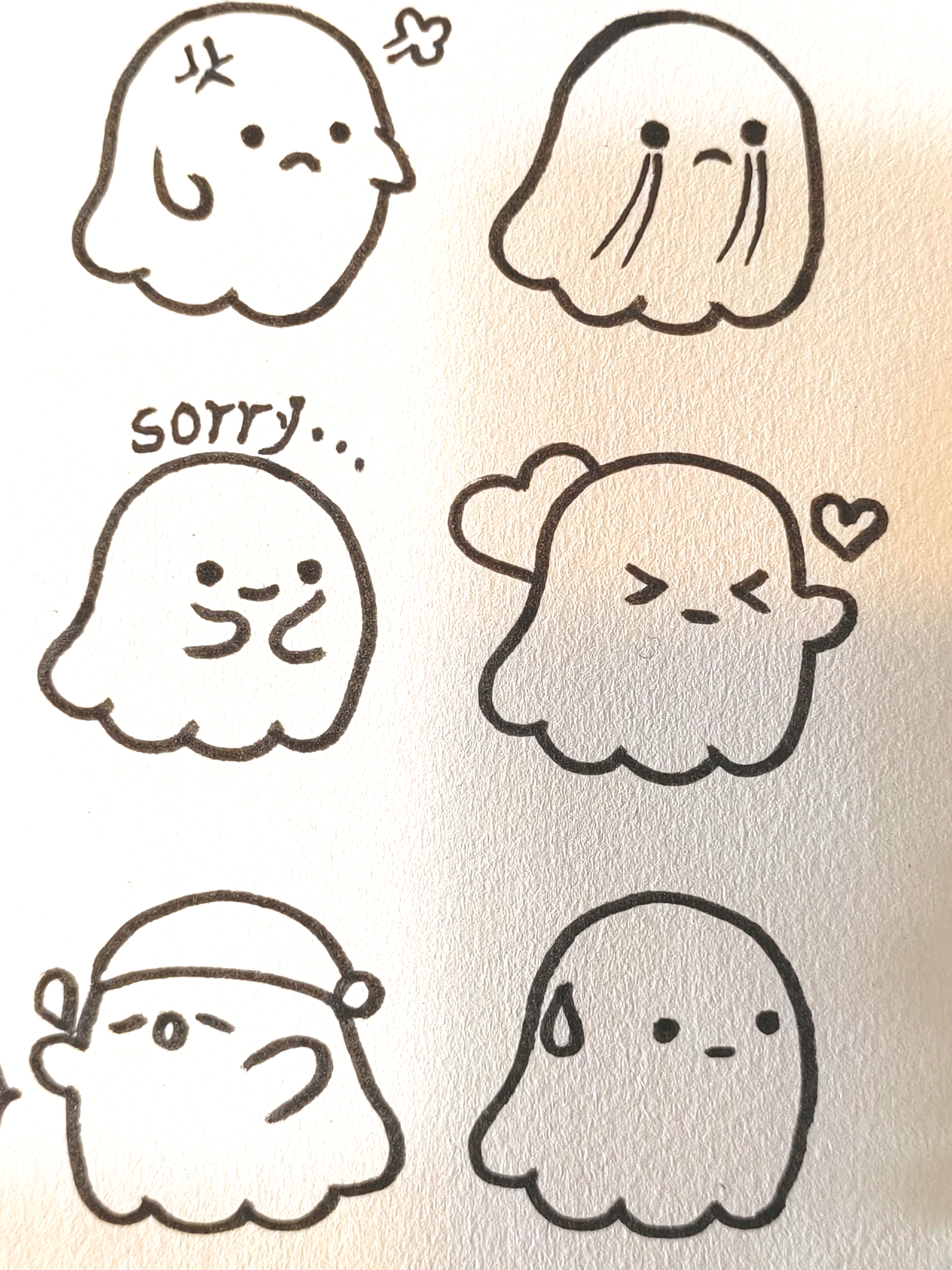 哥哥画的小可爱表情包合集来啦,收藏适用,不谢#动态流量挑战赛