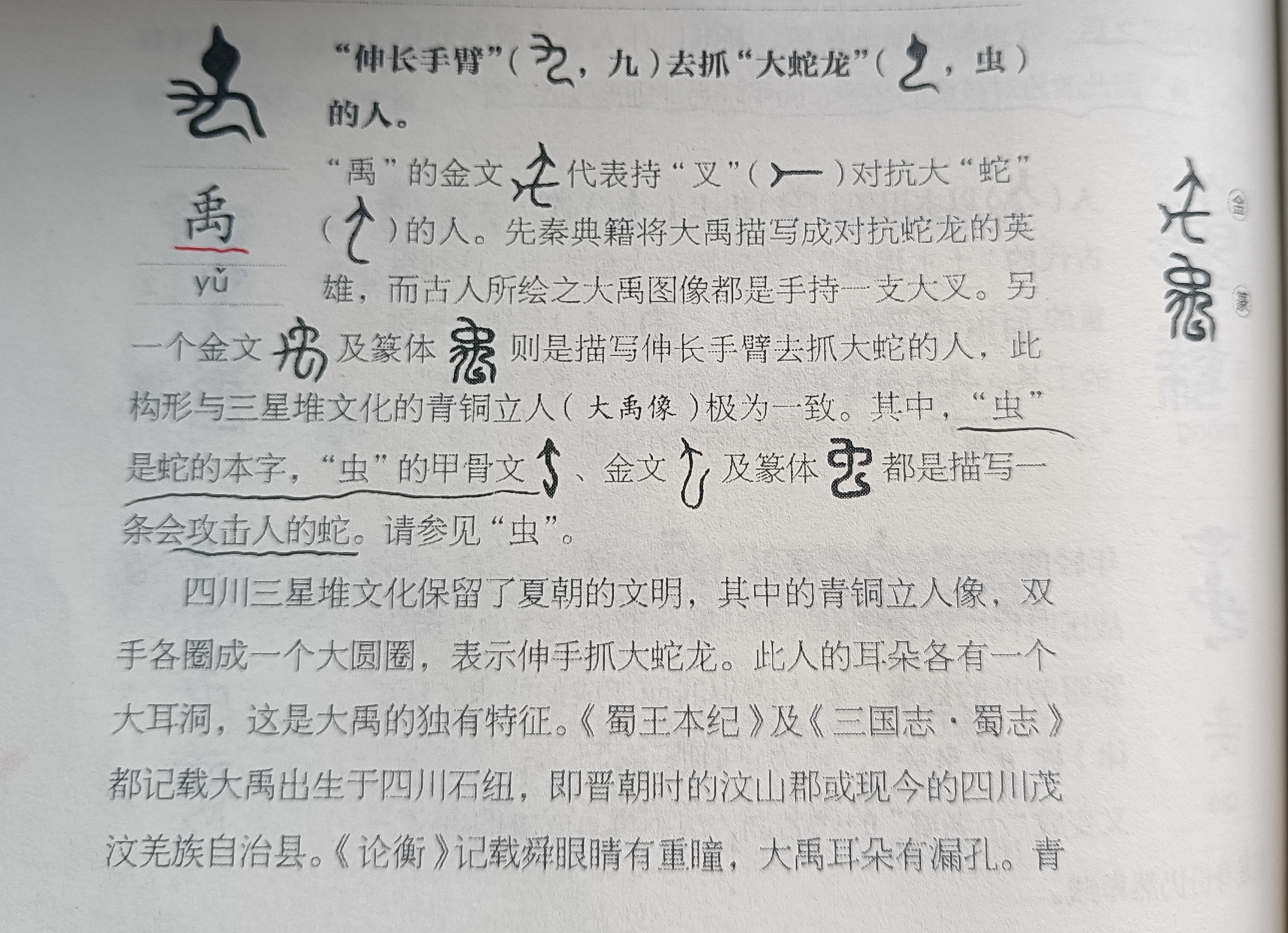禹字为什么是凶字