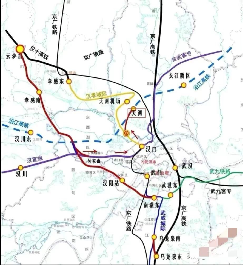 武汉高铁站地图图片