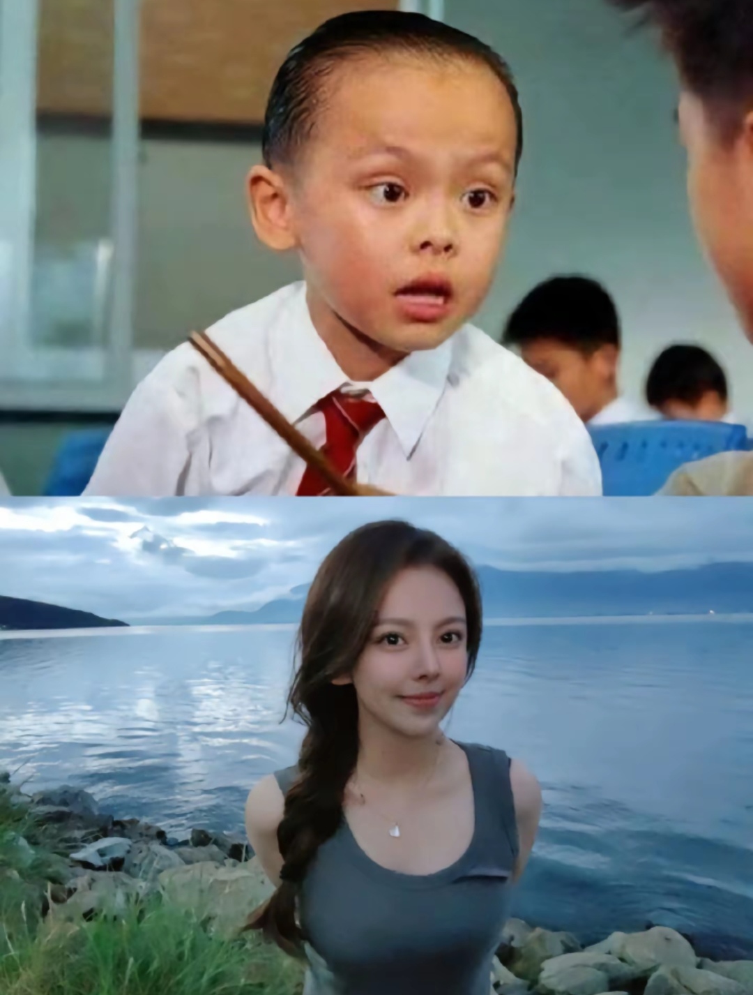 果然女大18变,没想到《长江七号》里的小恶霸陈俊生竟然是个女孩,如今