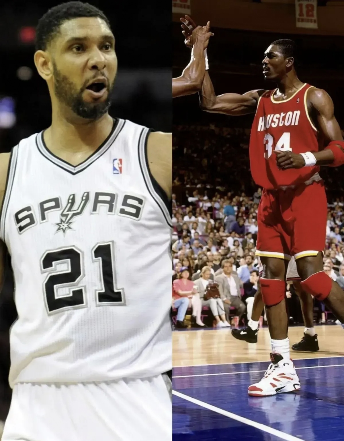 奥拉朱旺2次总冠军1次mvp2次总决赛mvp6次一阵5次