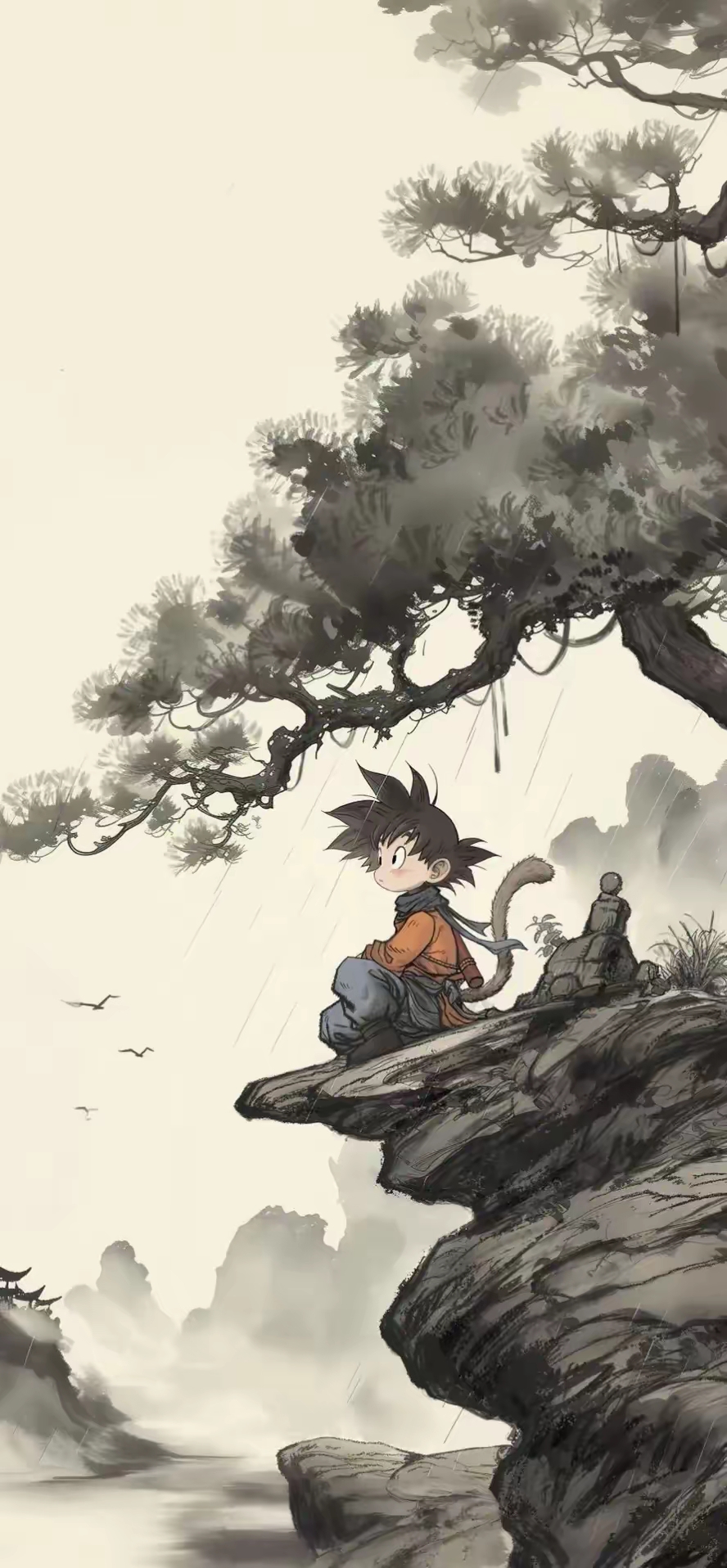 水墨画里的七龙珠